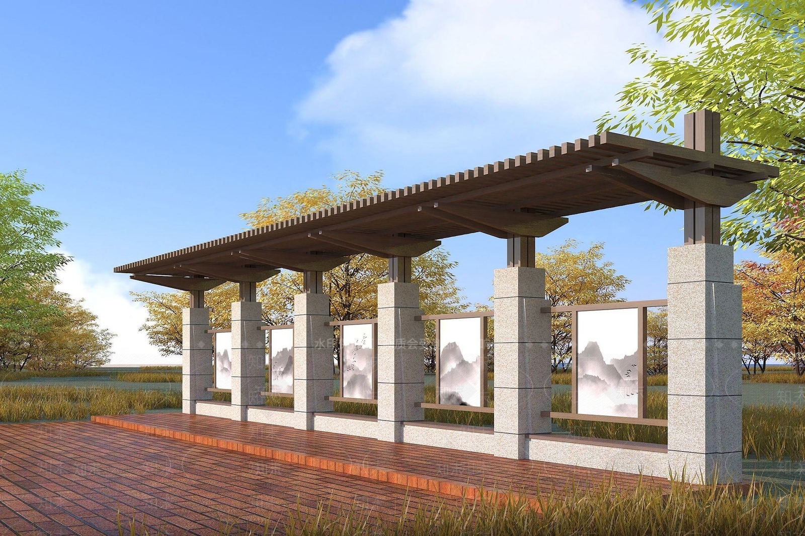 现代花架3D模型下载【ID:1191913266】