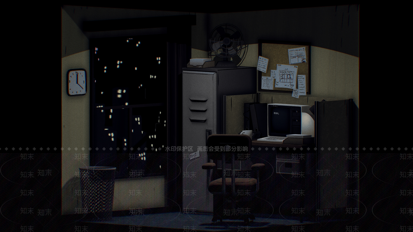 现代书房3D模型下载【ID:1191913543】