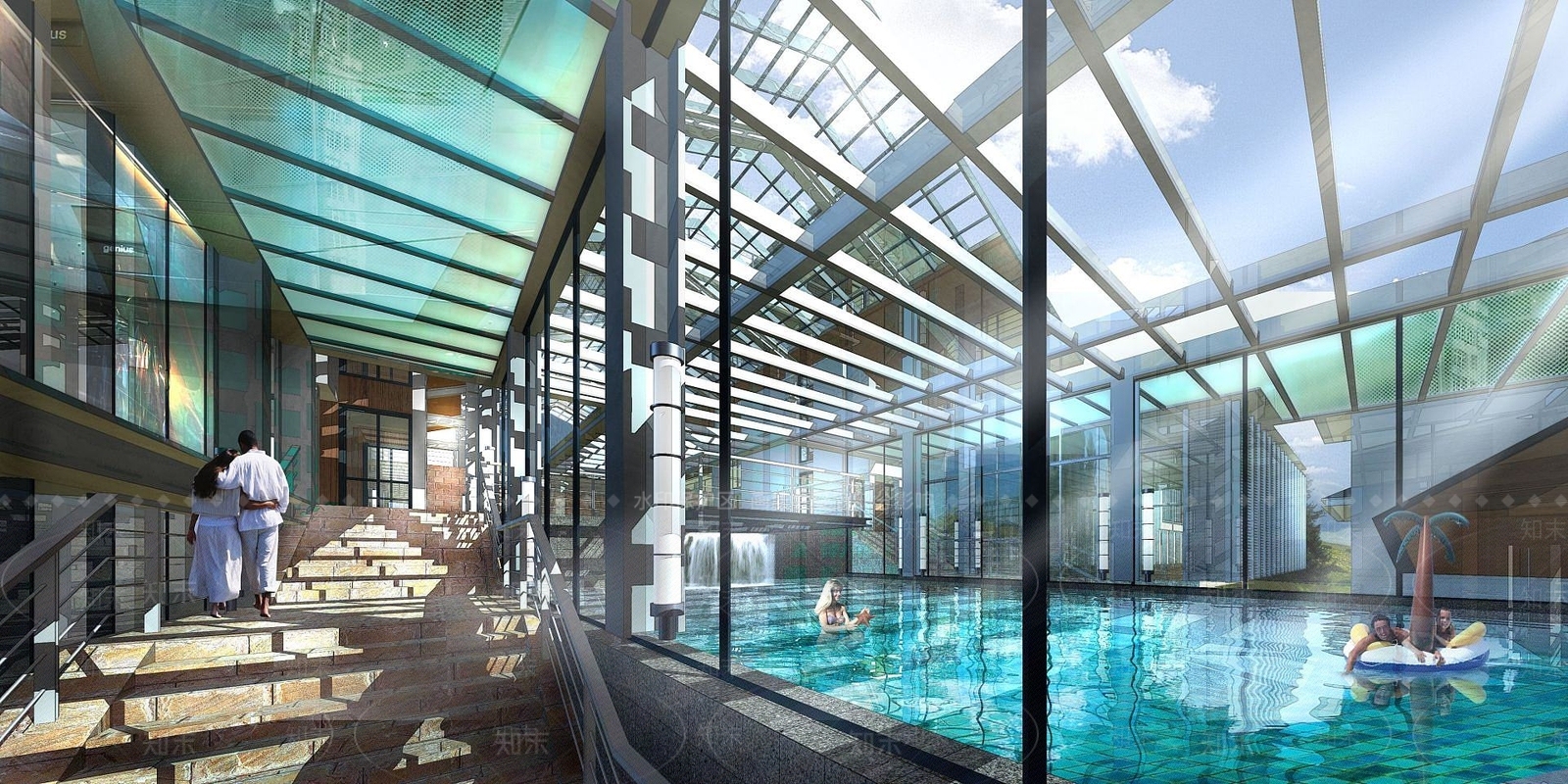 现代城市建筑规划3D模型下载【ID:1191915639】