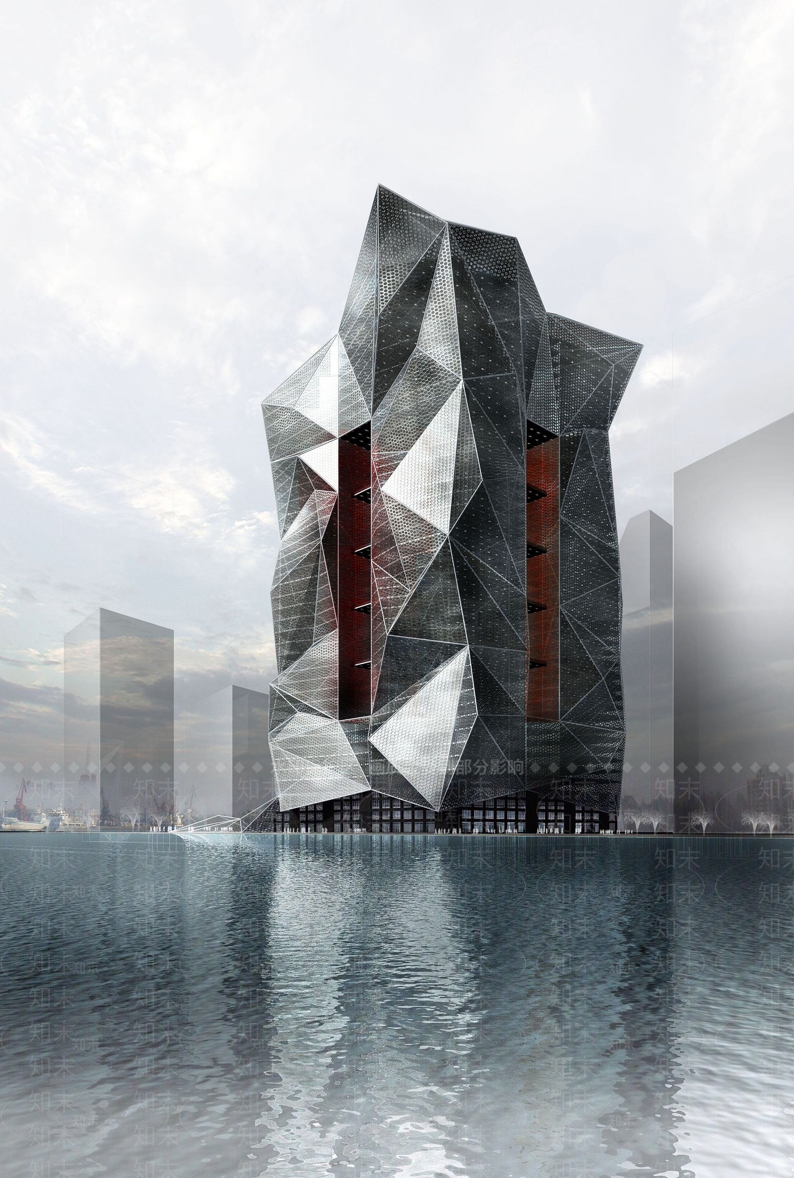 现代城市户外建筑3D模型下载【ID:1191916003】