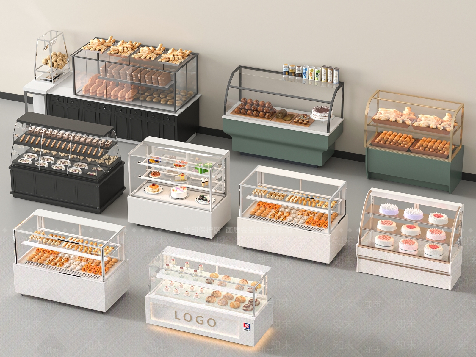 现代货架3D模型下载【ID:1191916741】