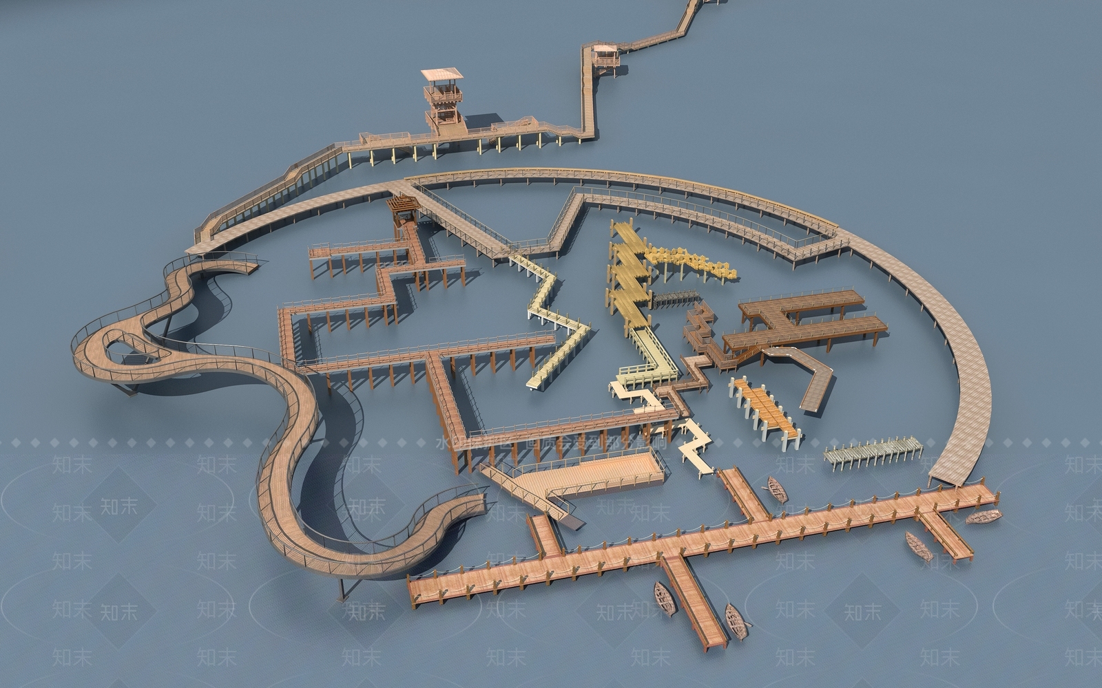 现代桥3D模型下载【ID:1191919585】