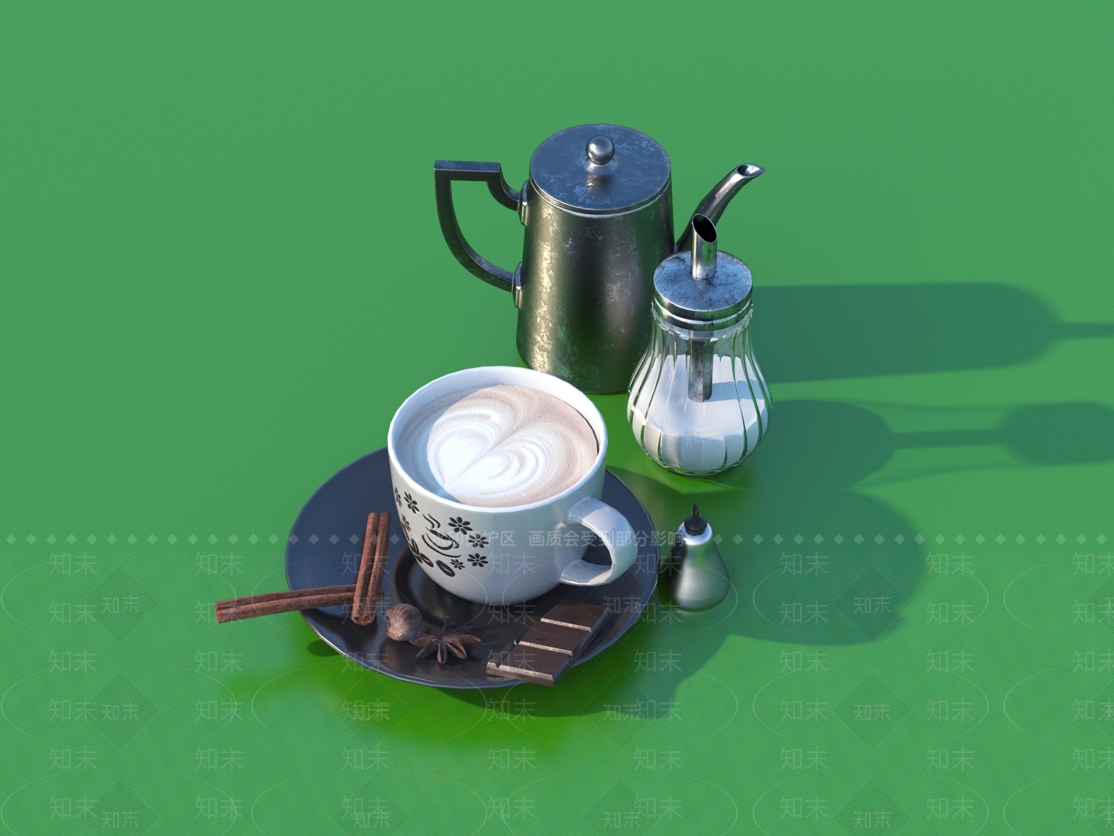 酒水食物3D模型下载【ID:1191934127】
