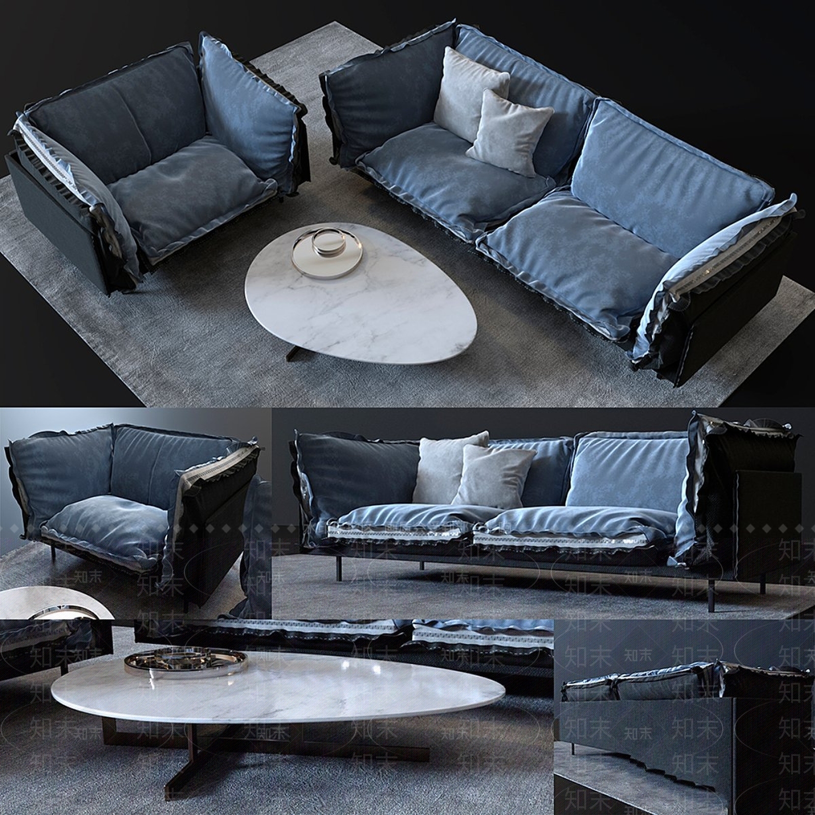 其他沙发3D模型下载【ID:1191937241】
