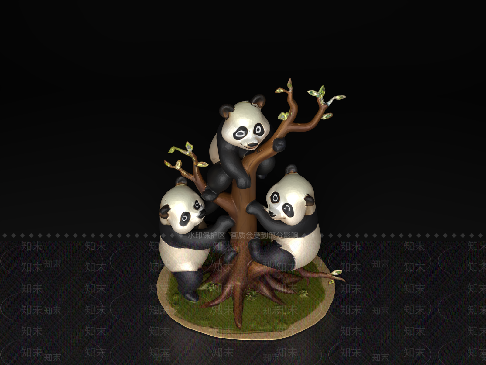 爬行类动物3D模型下载【ID:1191941947】