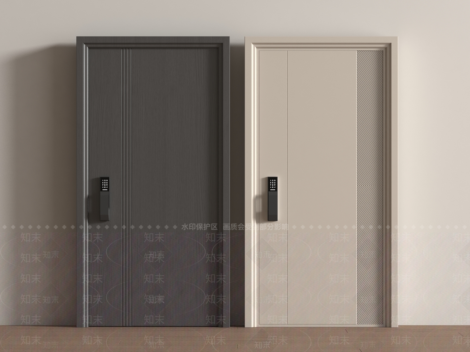 现代单开门3D模型下载【ID:1191942823】