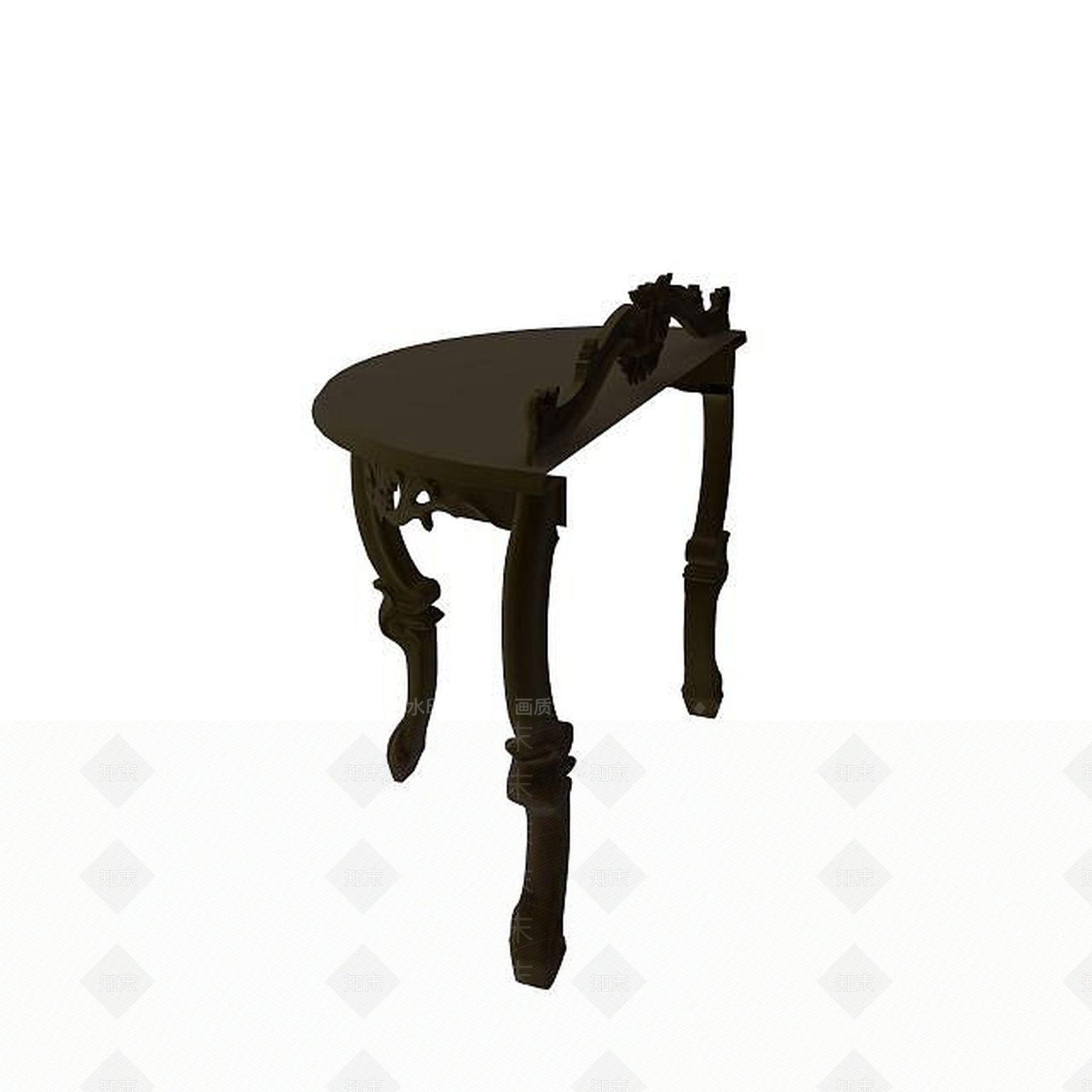 现代书桌3D模型下载【ID:1199359982】