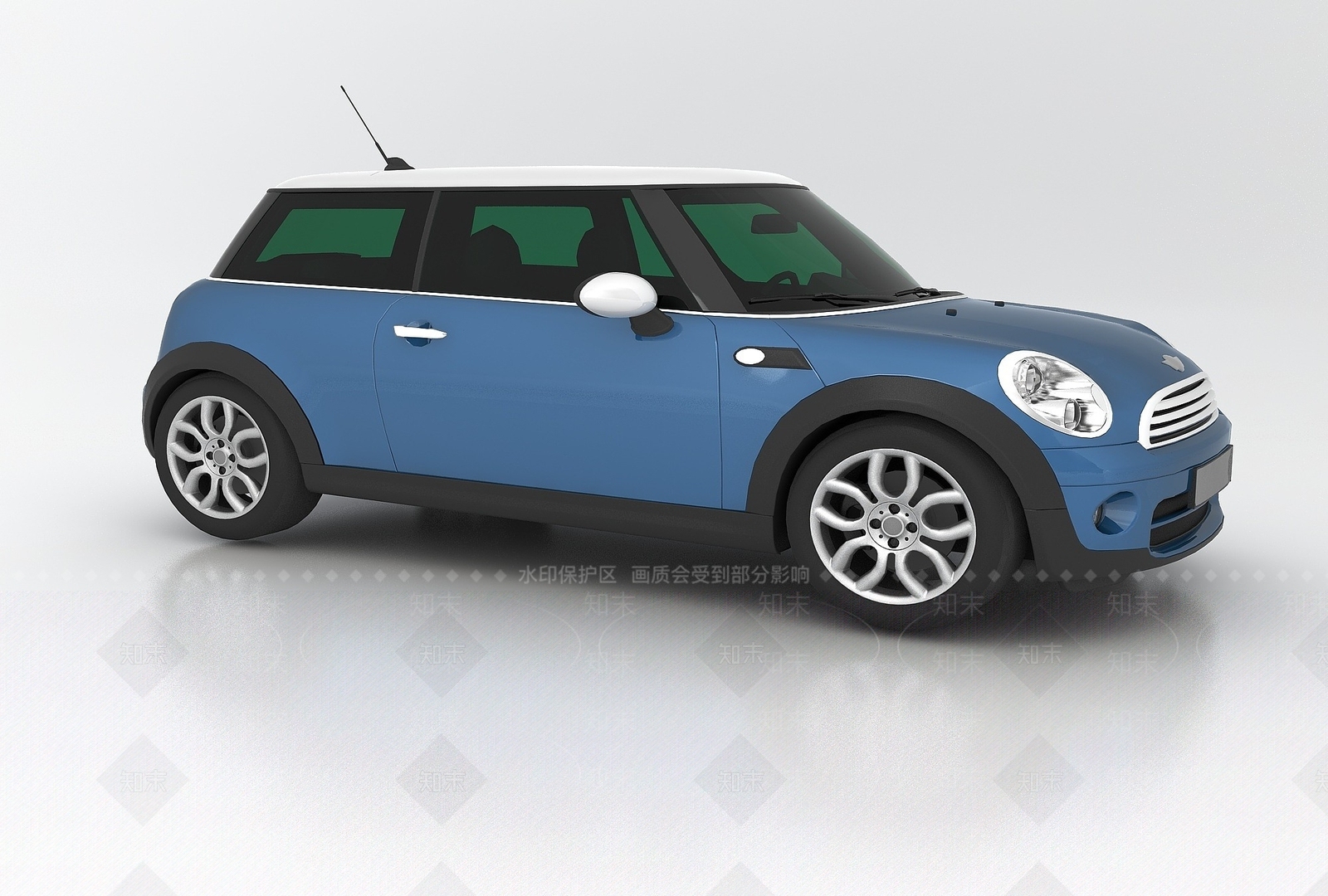 现代汽车3D模型下载【ID:1199359677】