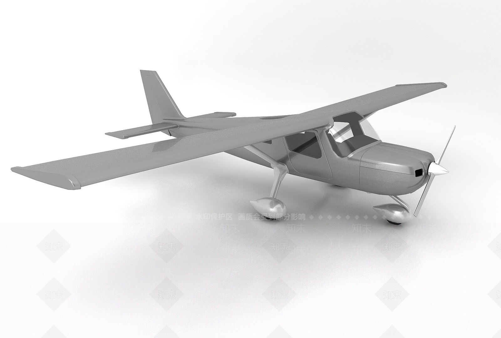 现代飞机3D模型下载【ID:1199363968】