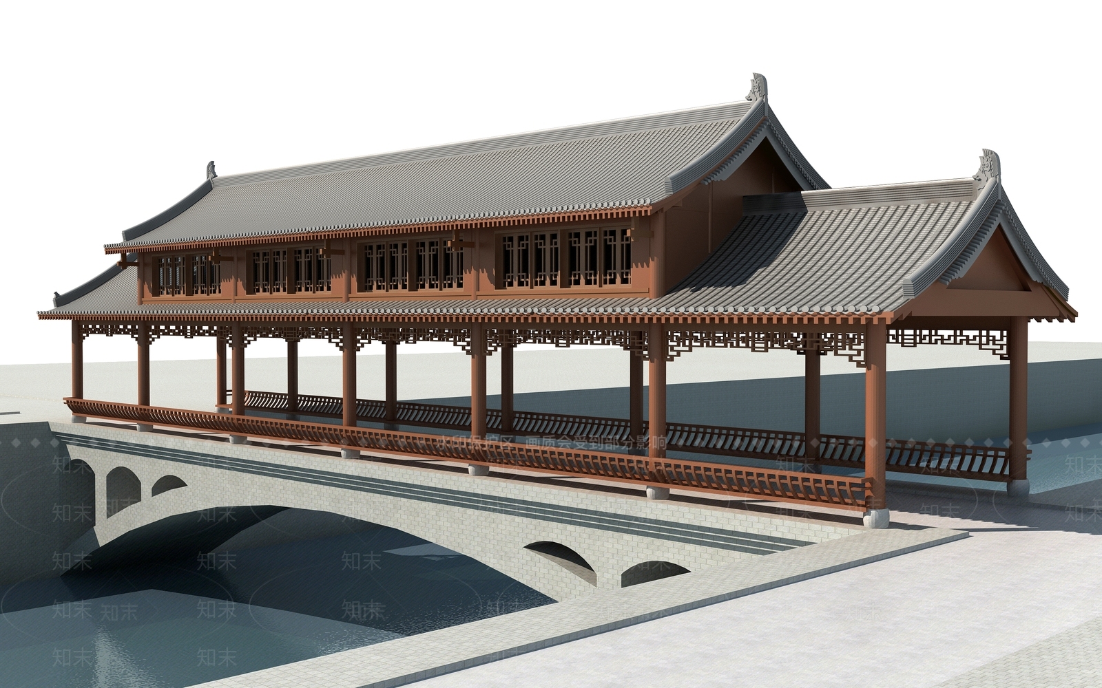 新中式其他公共建筑3D模型下载【ID:1191946050】