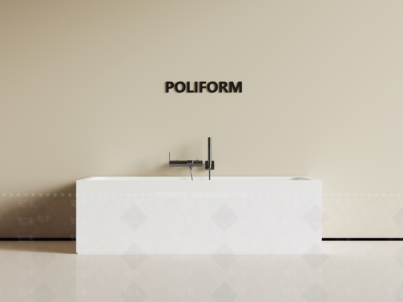 浴缸SU模型下载【ID:1191946539】