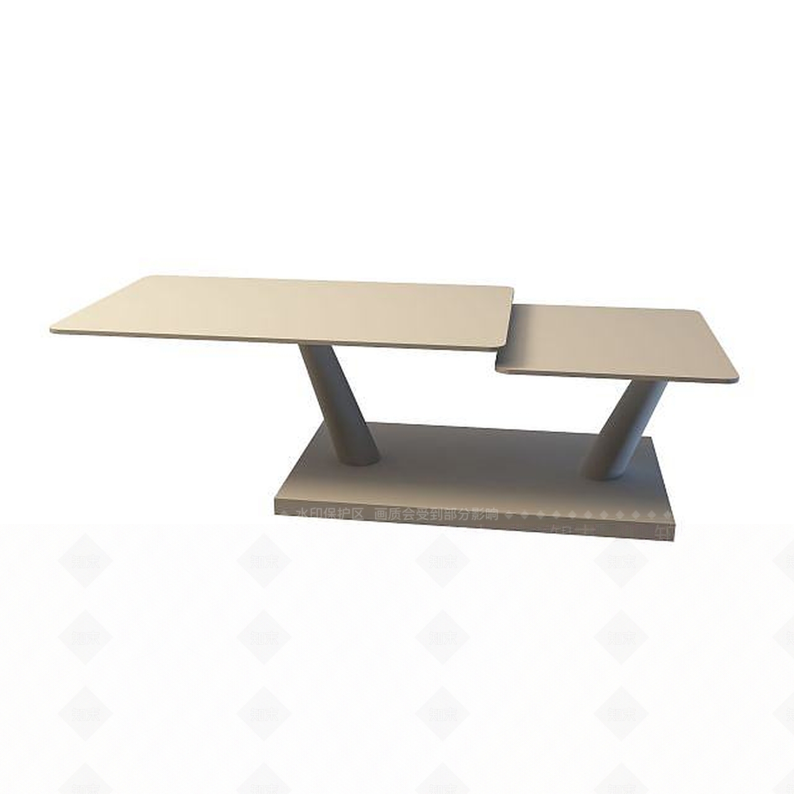 现代书桌3D模型下载【ID:1199359359】