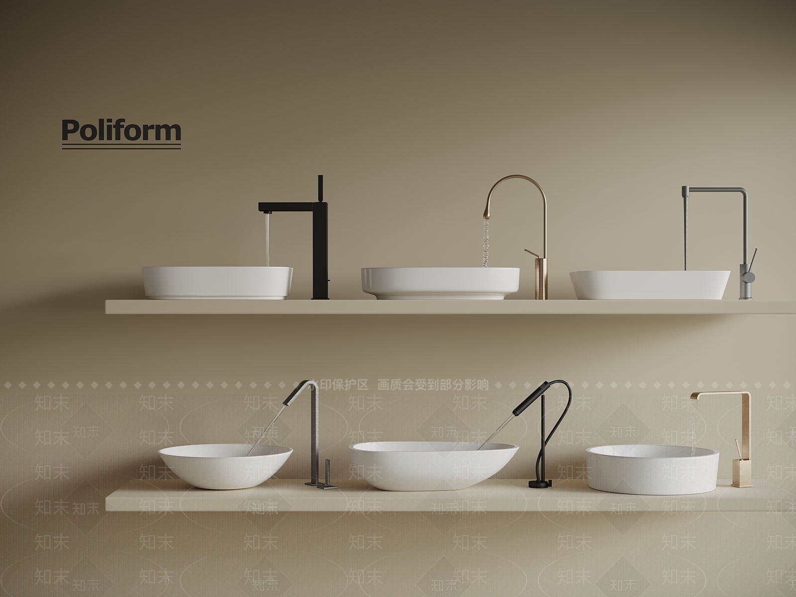 洗手台3D模型下载【ID:1191948628】