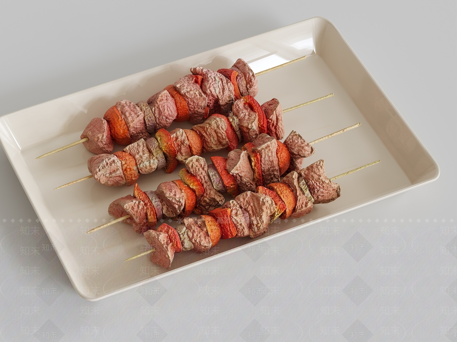 现代酒水食物3D模型下载【ID:1191951082】