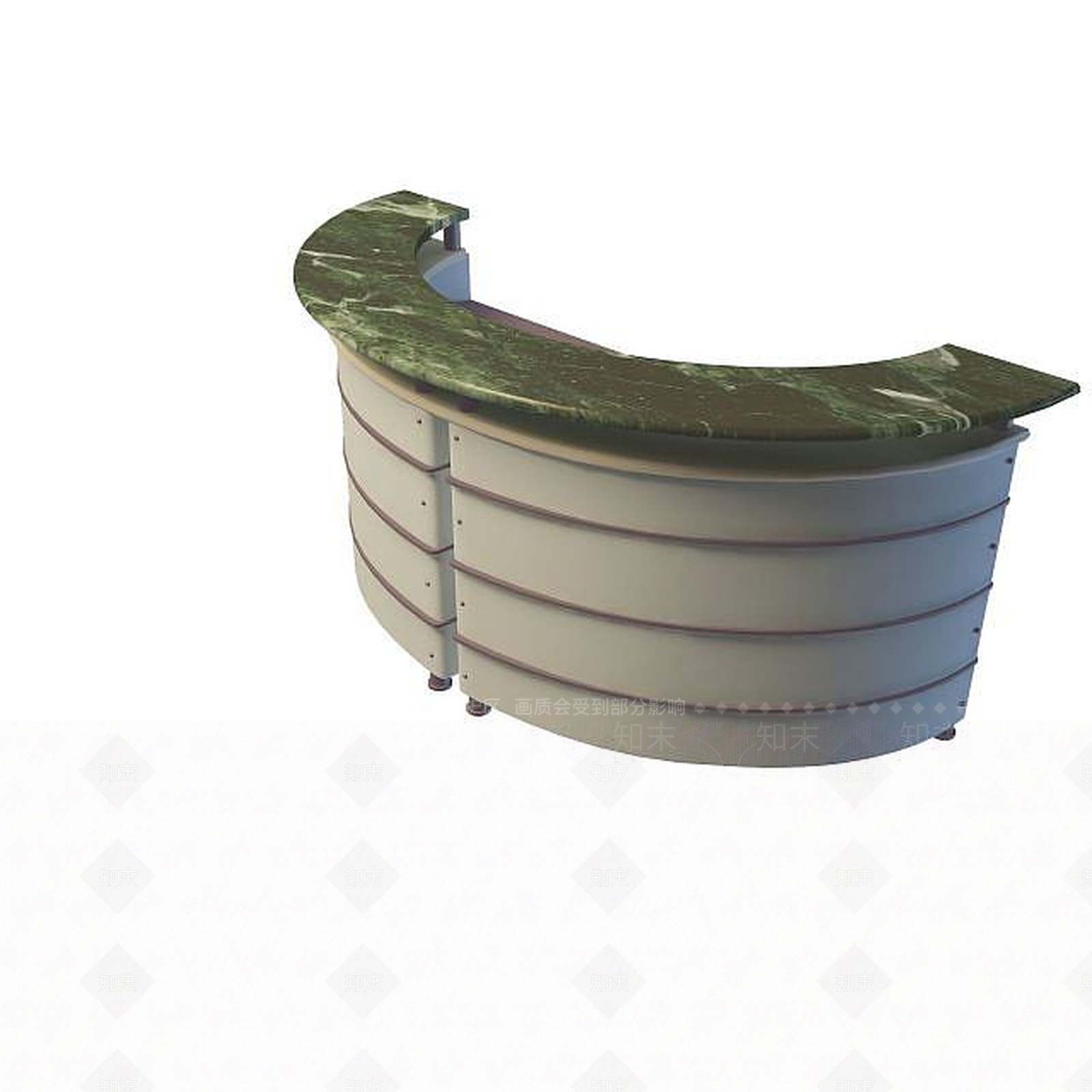现代书桌3D模型下载【ID:1199353081】