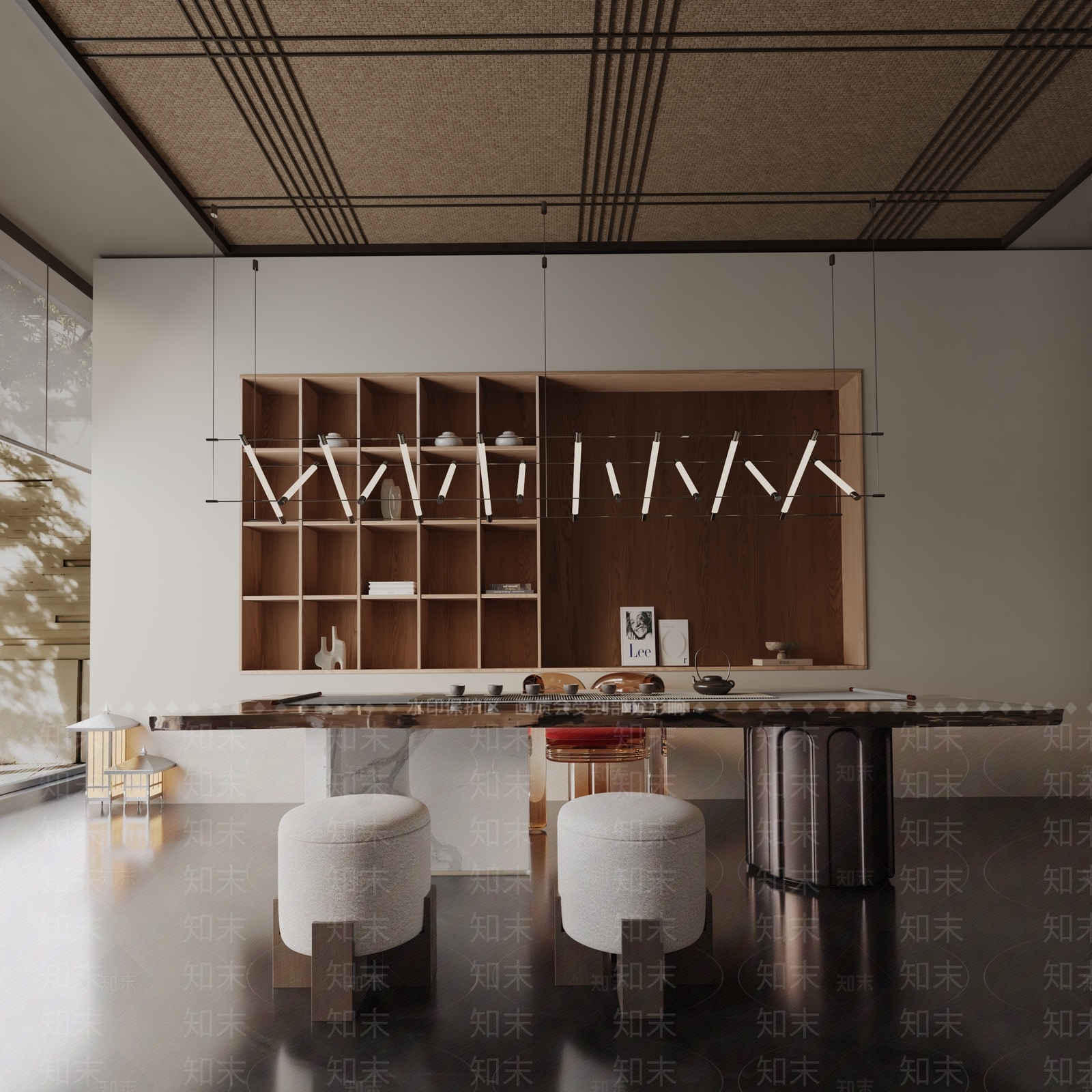 现代餐桌3D模型下载【ID:1191953505】