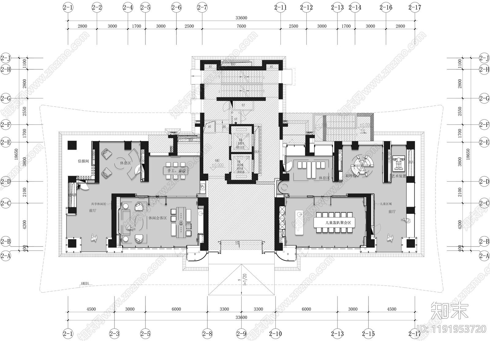 现代其他工装空间施工图下载【ID:1191953720】
