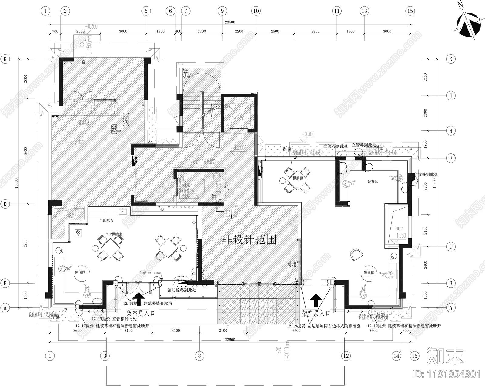 现代其他休闲娱乐空间cad施工图下载【ID:1191954301】