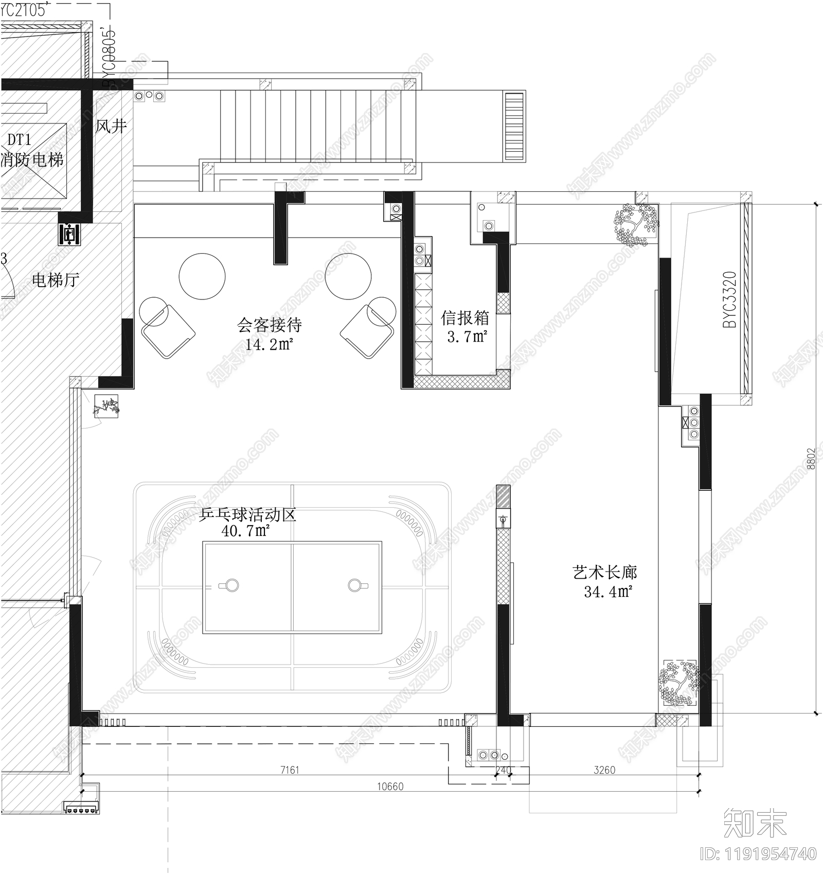 现代其他休闲娱乐空间cad施工图下载【ID:1191954740】