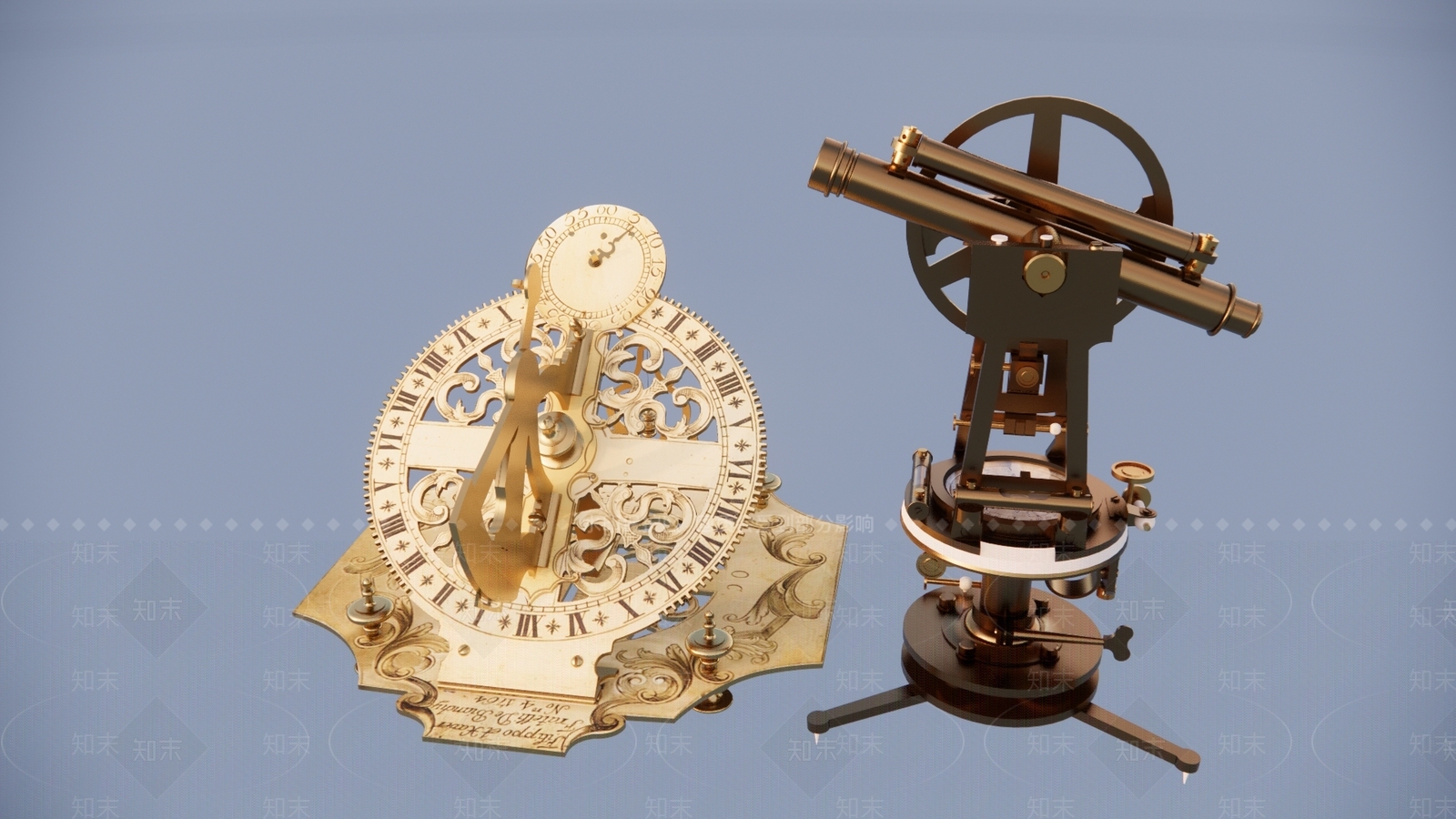 复古欧式钟表SU模型下载【ID:1191959591】