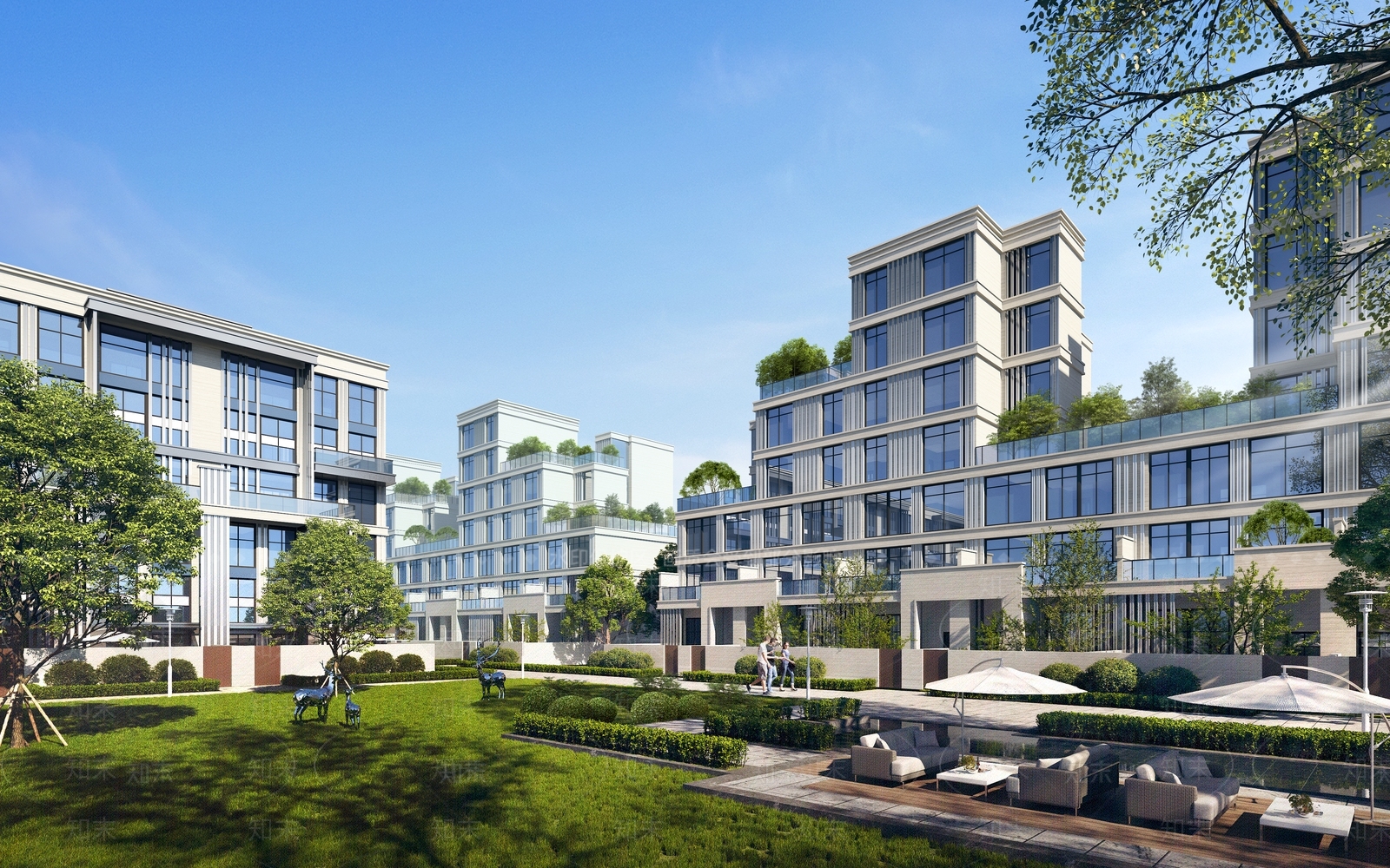 高层住宅3D模型下载【ID:1191964075】