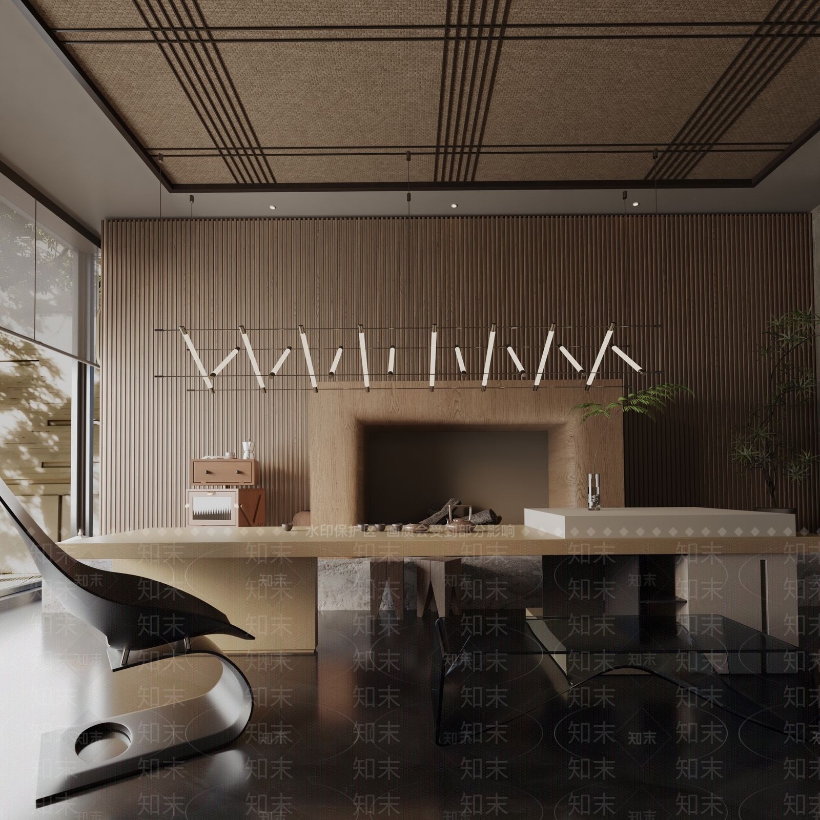 现代餐桌3D模型下载【ID:1191965012】
