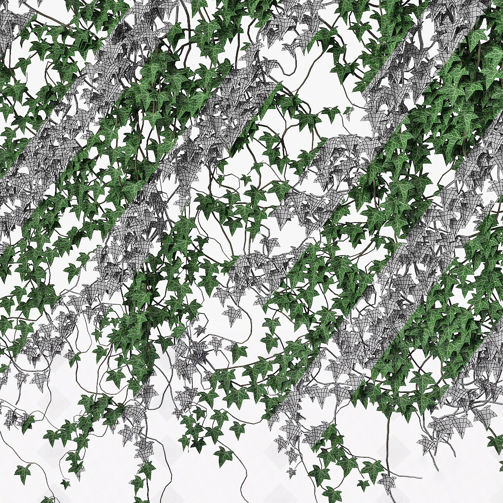 绿植墙3D模型下载【ID:1191972936】