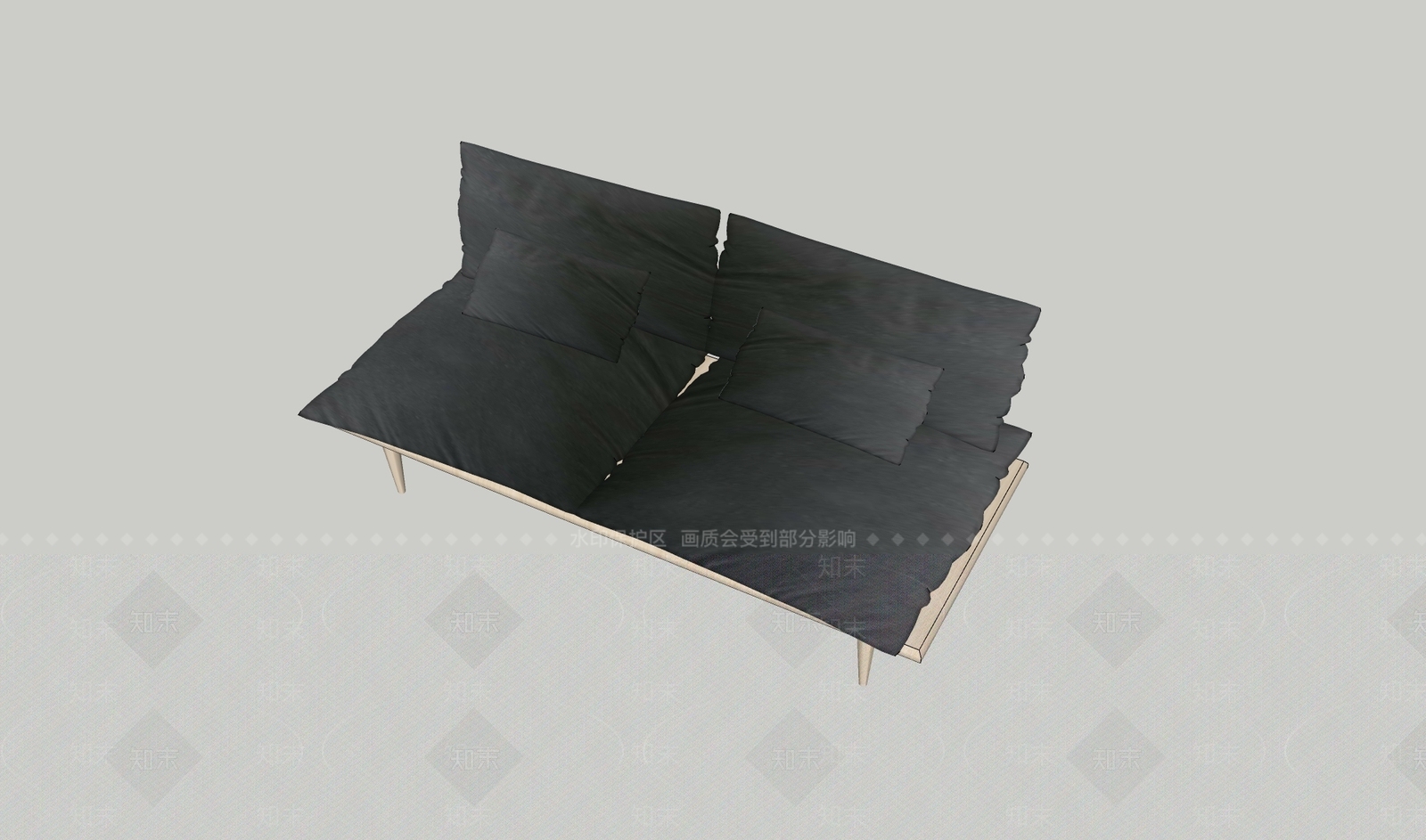 现代双人沙发SU模型下载【ID:1191973203】
