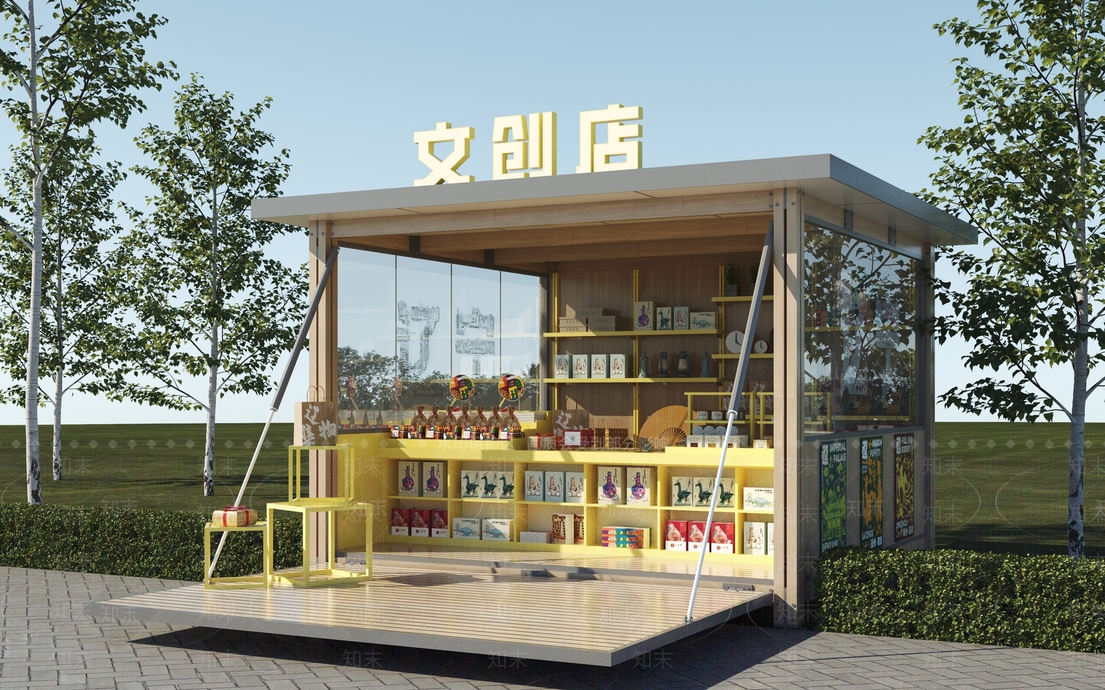 现代其他商业建筑3D模型下载【ID:1191978946】