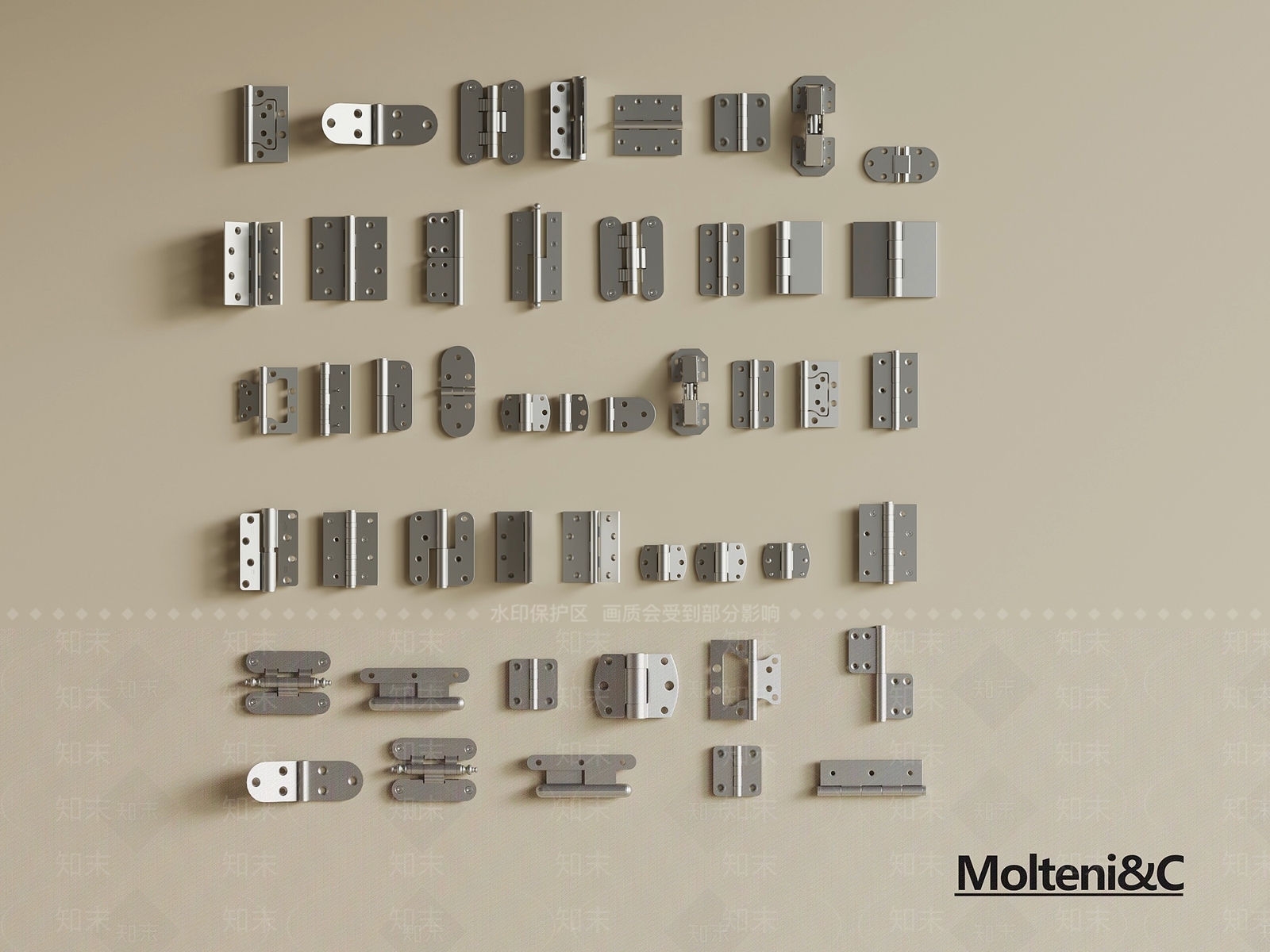 现代其他五金件3D模型下载【ID:1191984364】