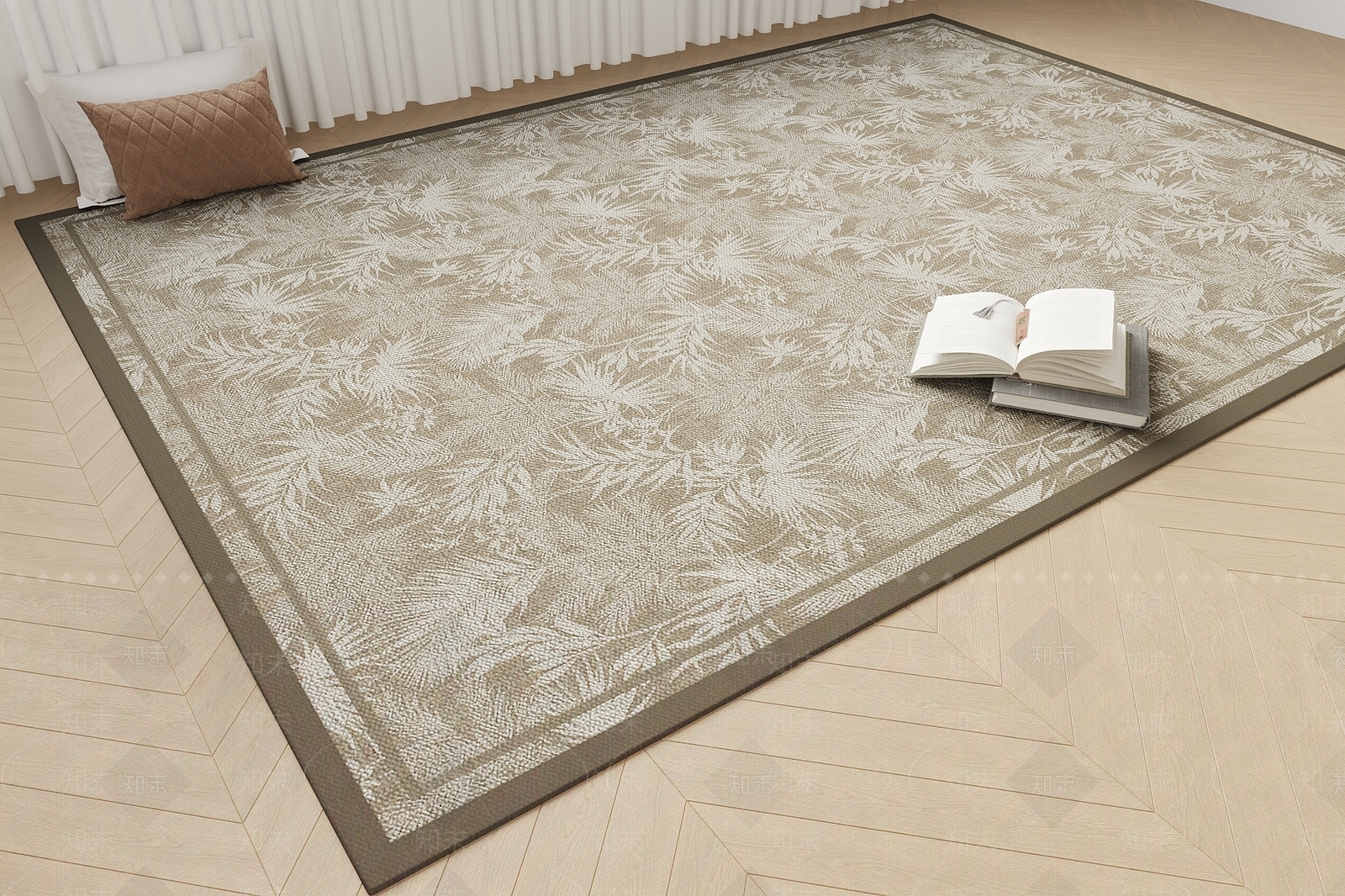 美式欧式地毯3D模型下载【ID:1191986031】