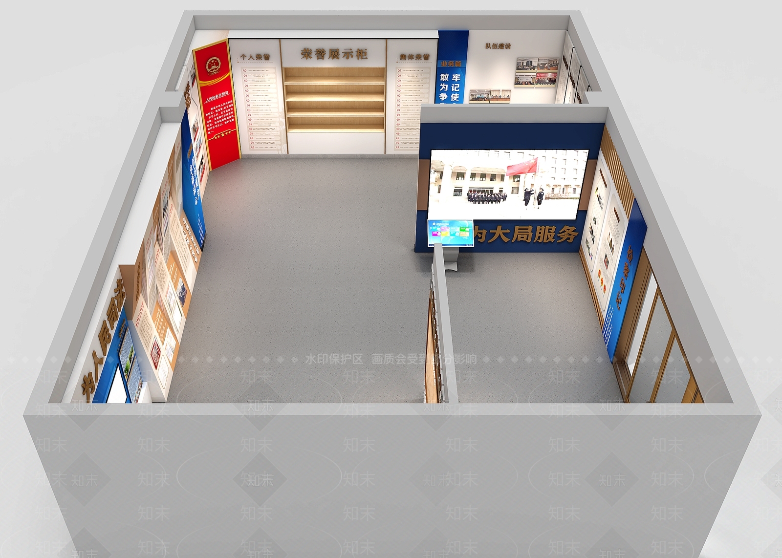 现代其他公共空间3D模型下载【ID:1191987165】