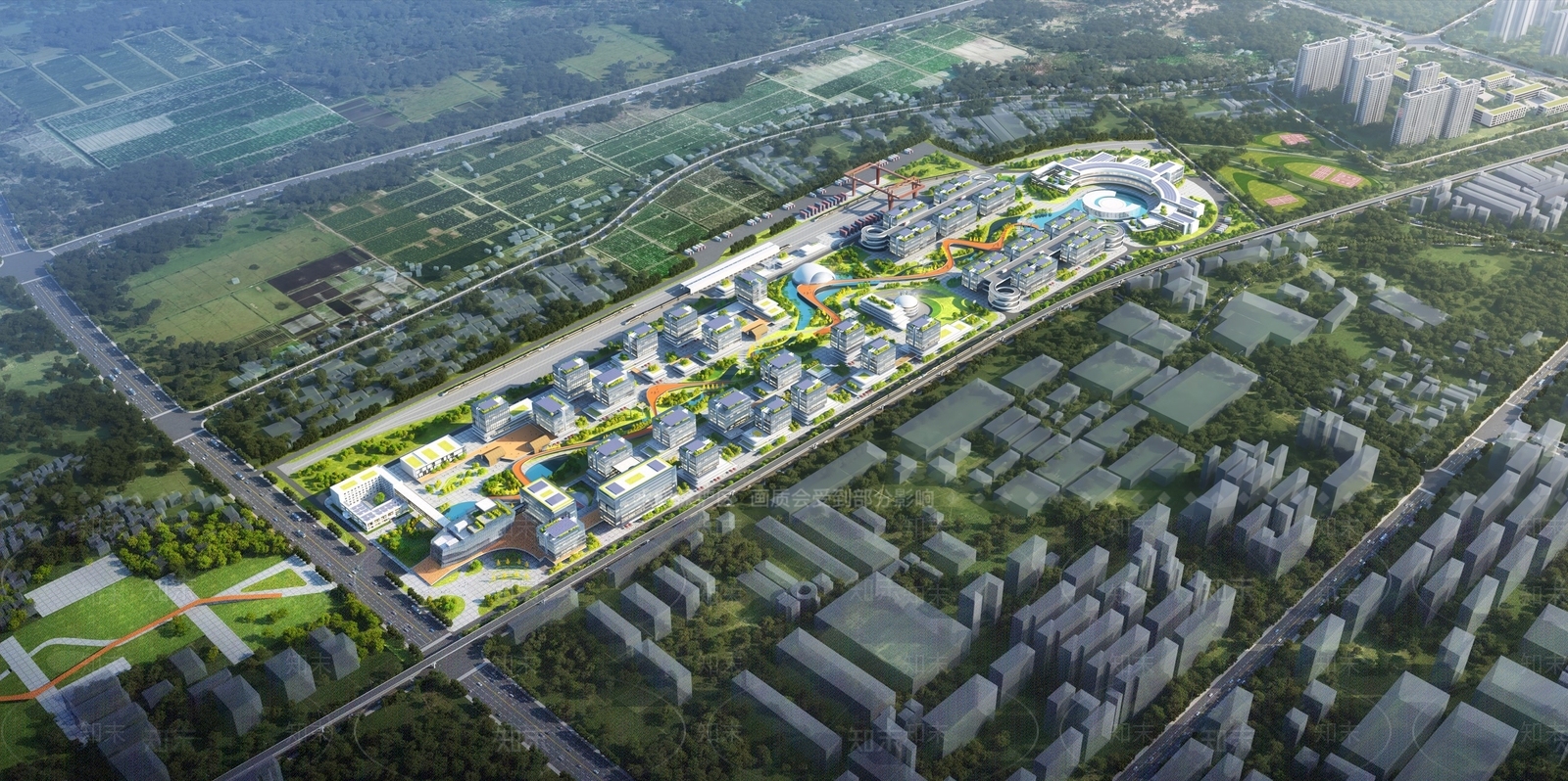 现代工业厂房SU模型下载【ID:1191989189】