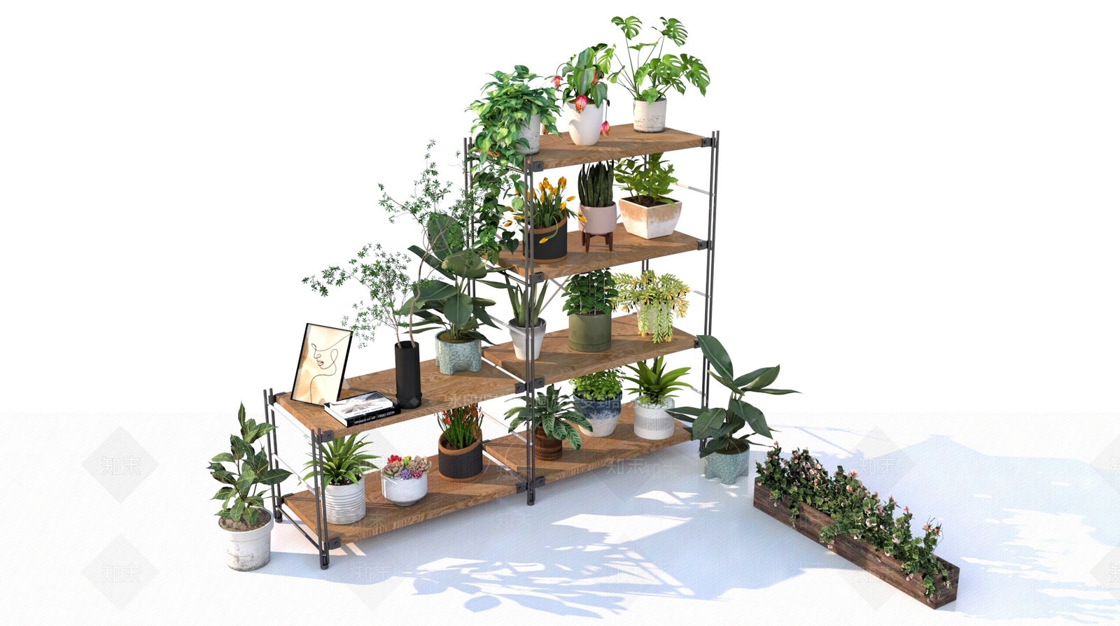 绿植墙3D模型下载【ID:1191987218】