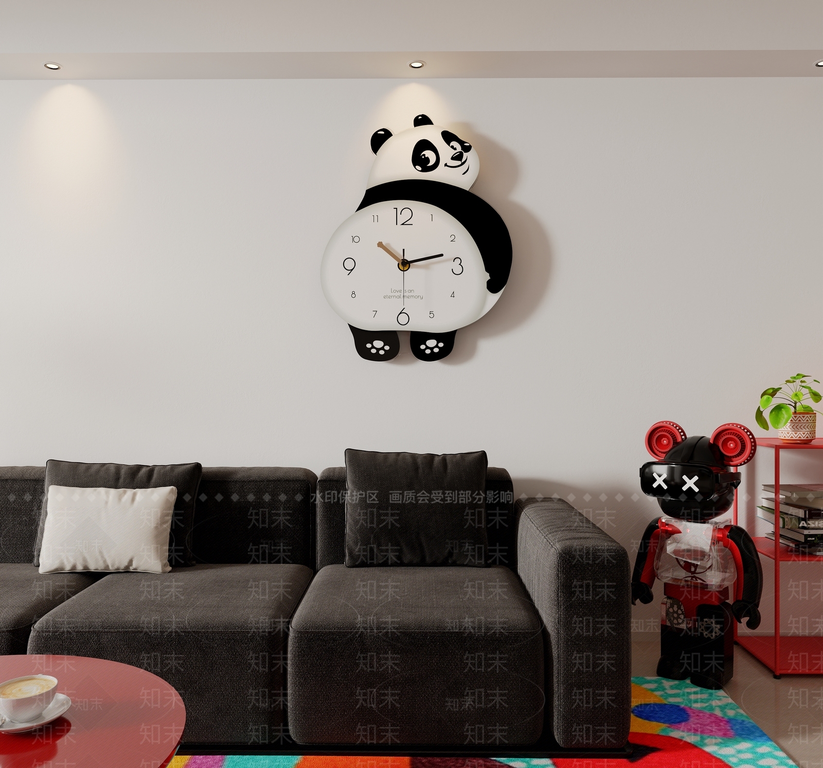 现代挂件3D模型下载【ID:1191990045】