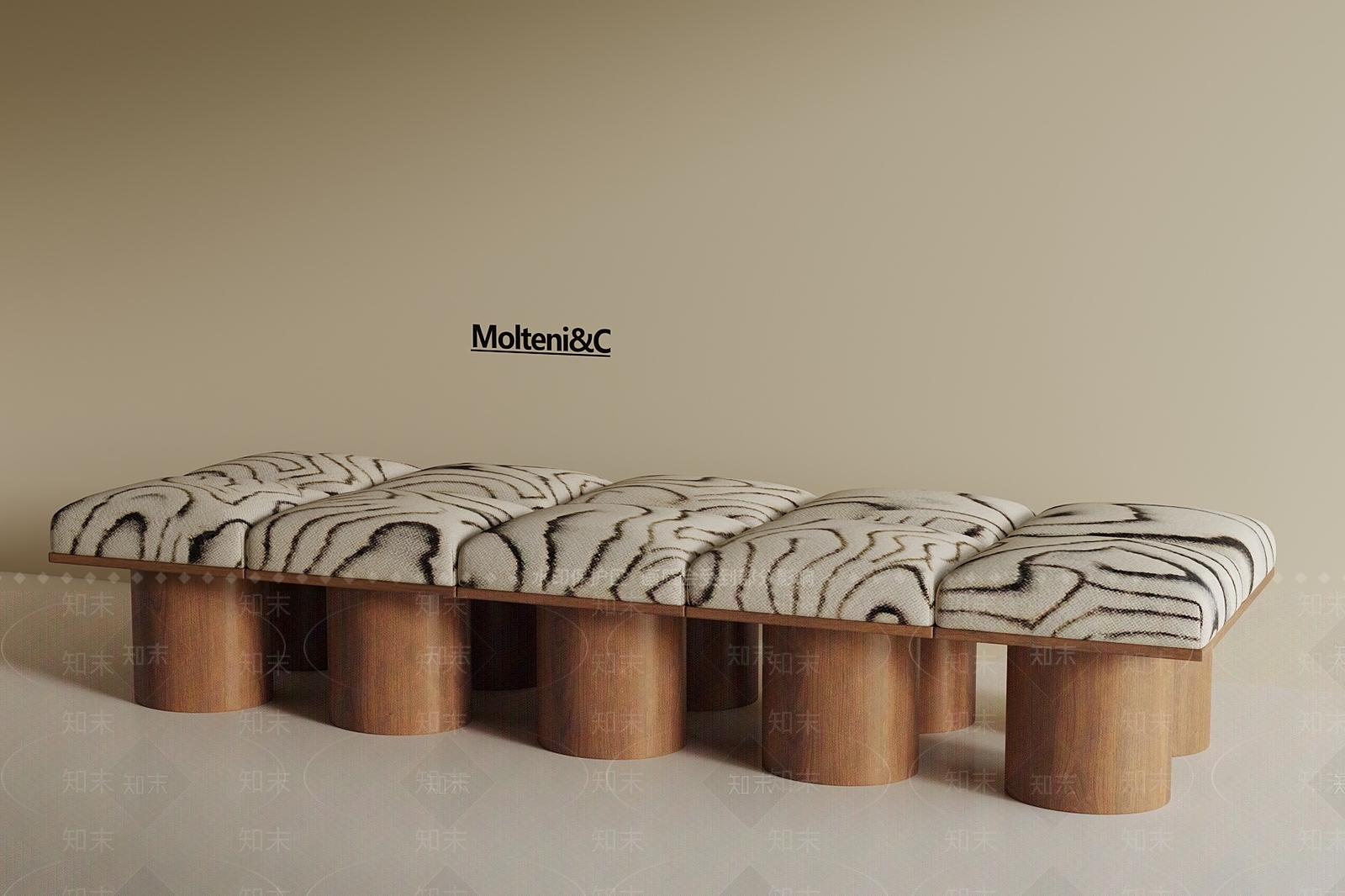 现代沙发凳SU模型下载【ID:1191991261】