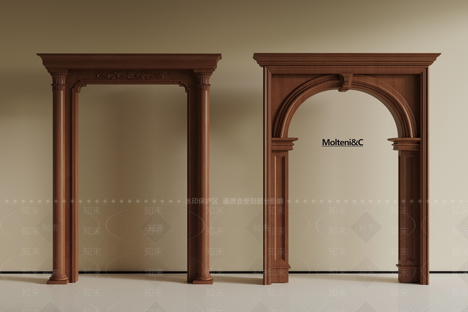 中古门套SU模型下载【ID:1191993969】