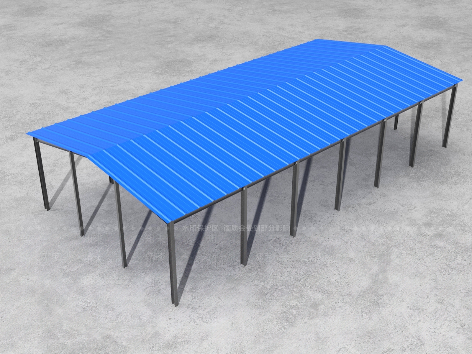 现代厂房3D模型下载【ID:1191994129】