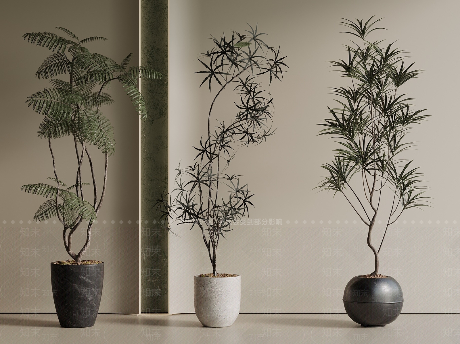 盆栽3D模型下载【ID:1191999454】