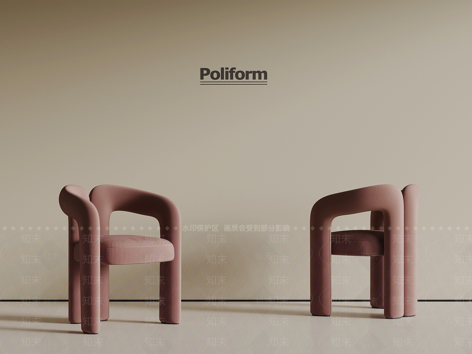 现代儿童椅SU模型下载【ID:1192005161】