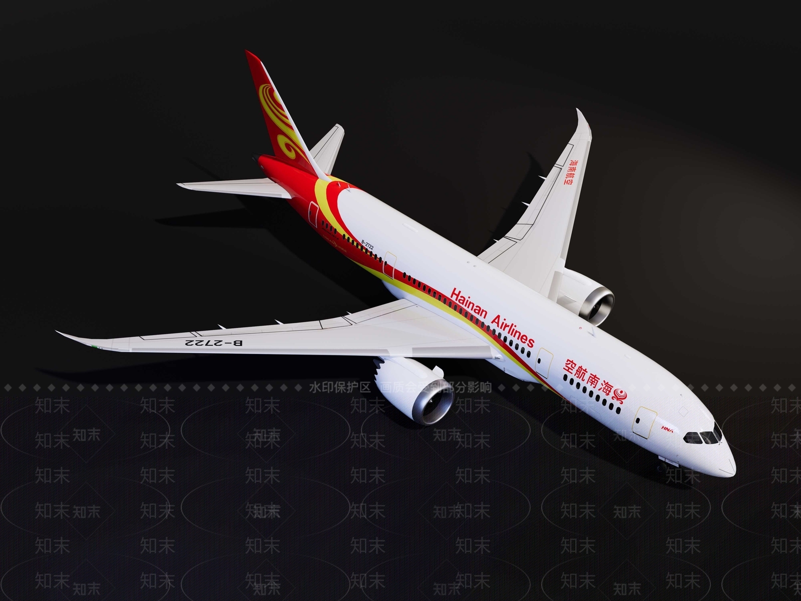 飞机SU模型下载【ID:1192010336】