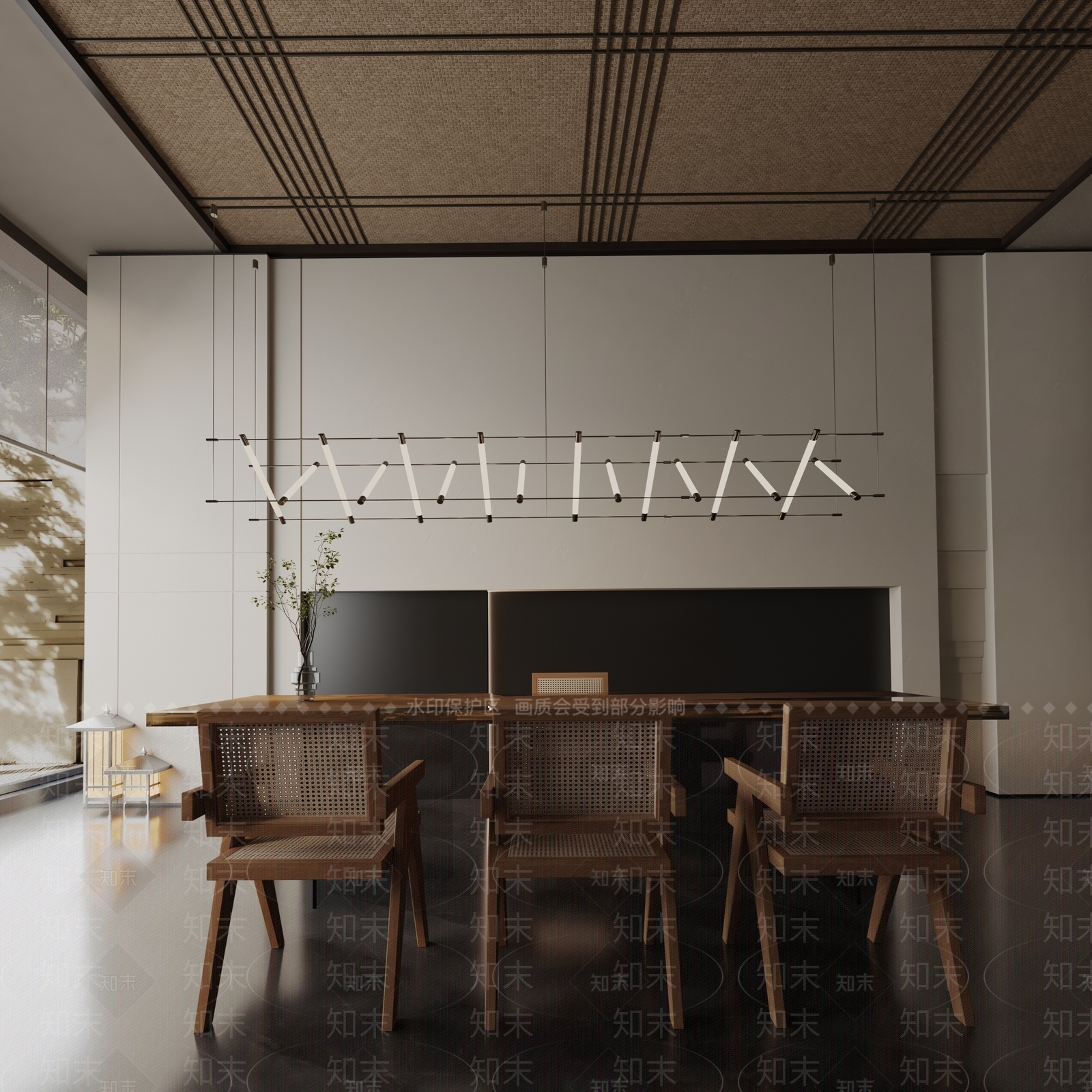 现代餐桌3D模型下载【ID:1192012296】