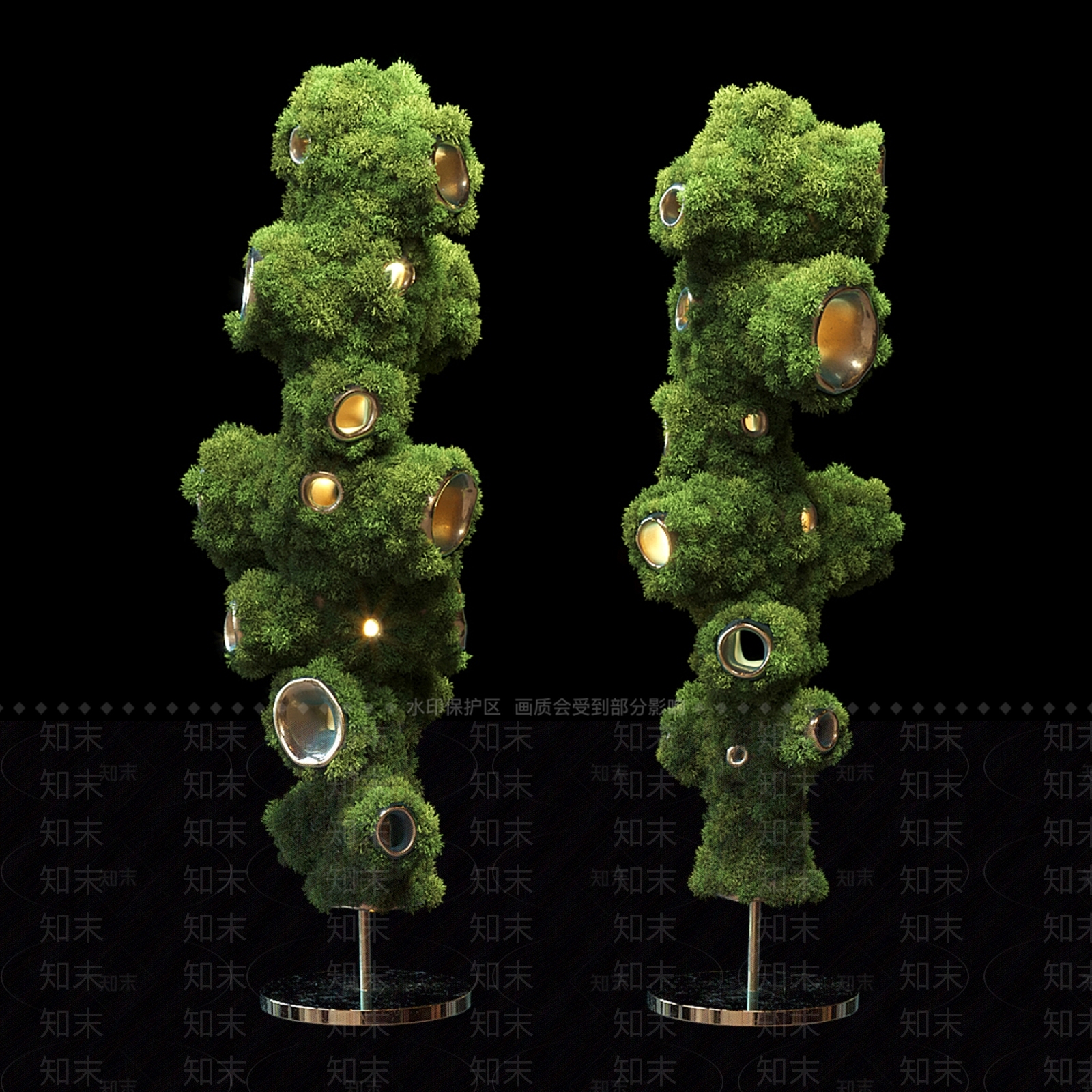 现代复古落地灯3D模型下载【ID:1192017125】