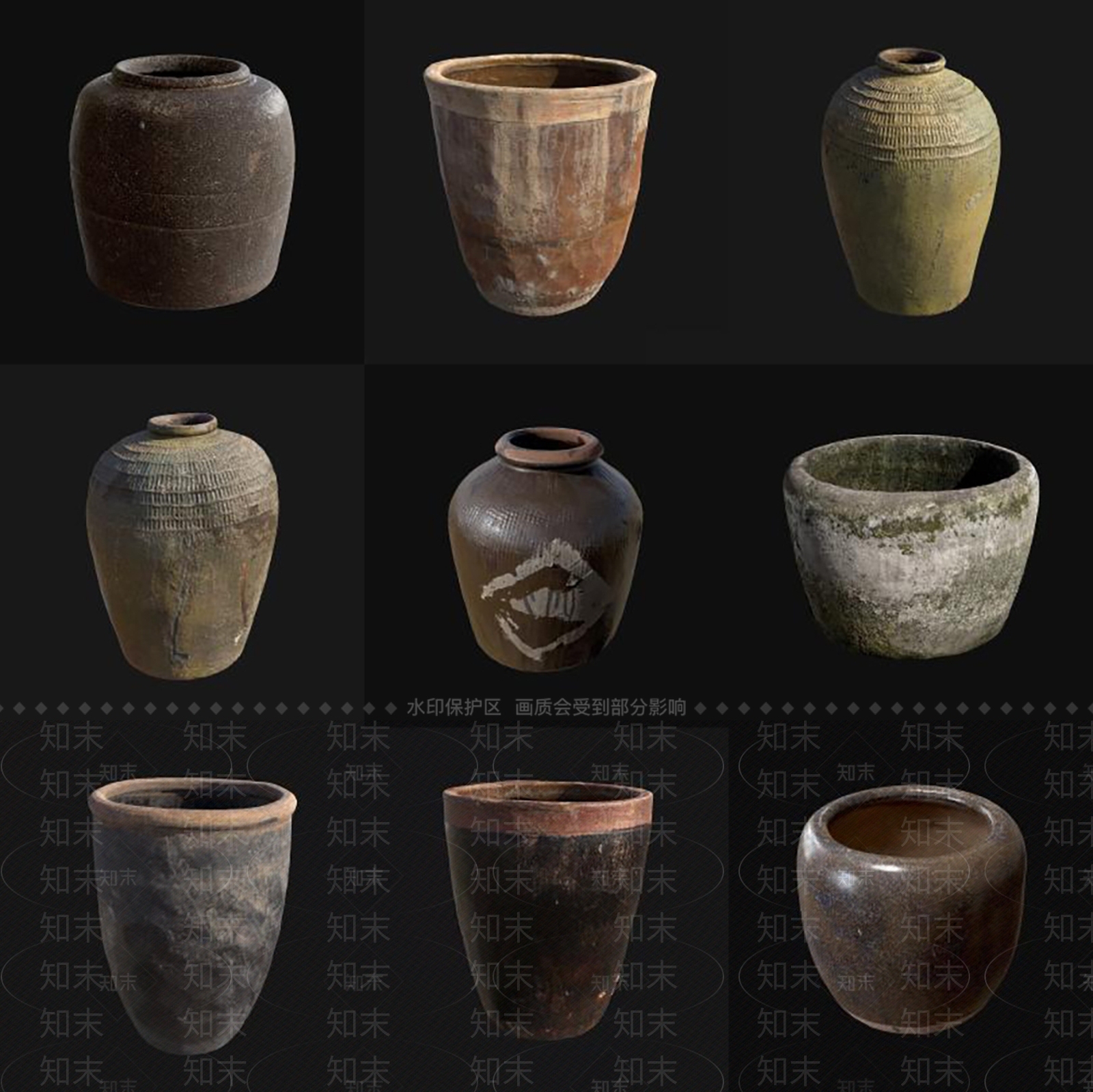 中式现代鱼缸SU模型下载【ID:1192019846】