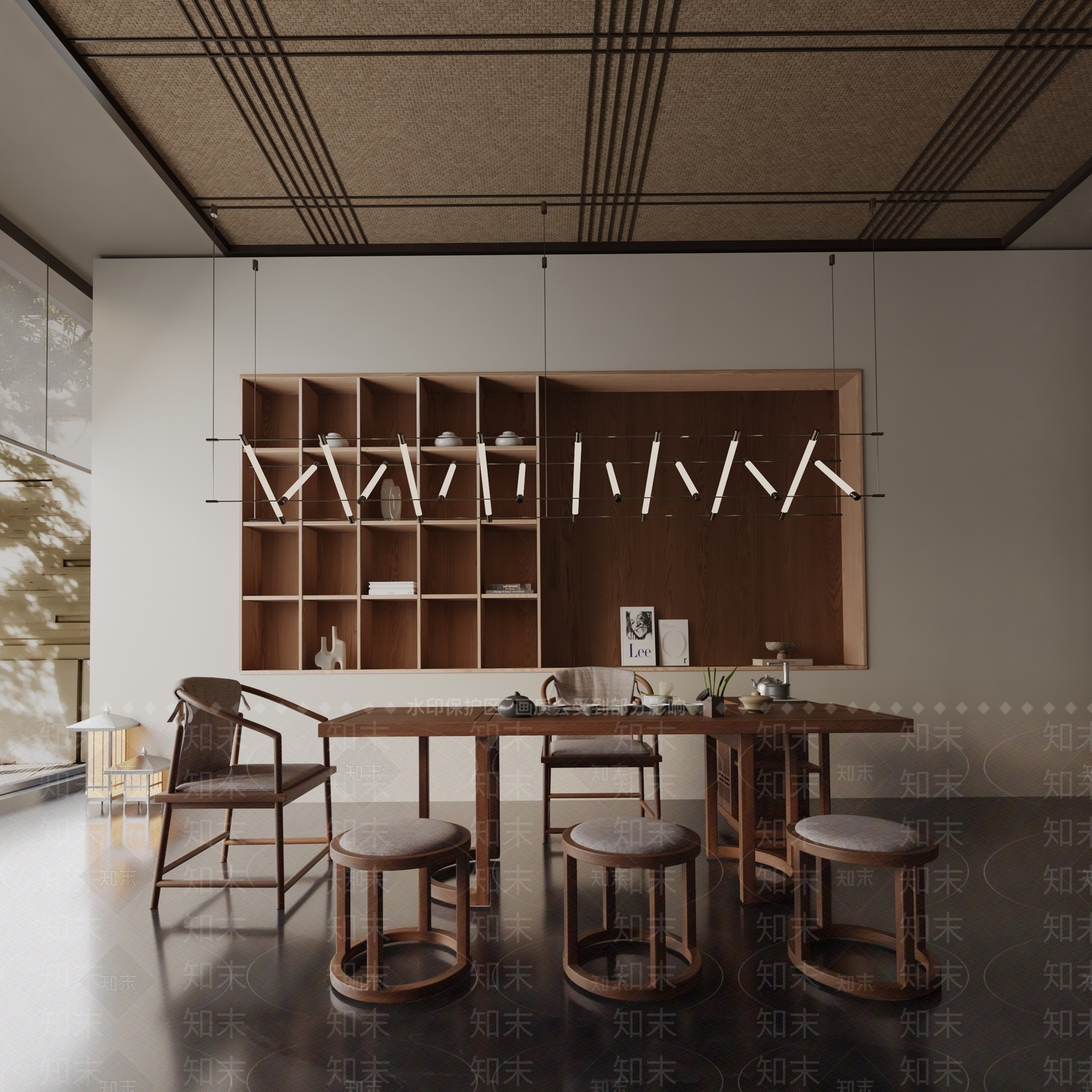 现代餐桌3D模型下载【ID:1192019956】
