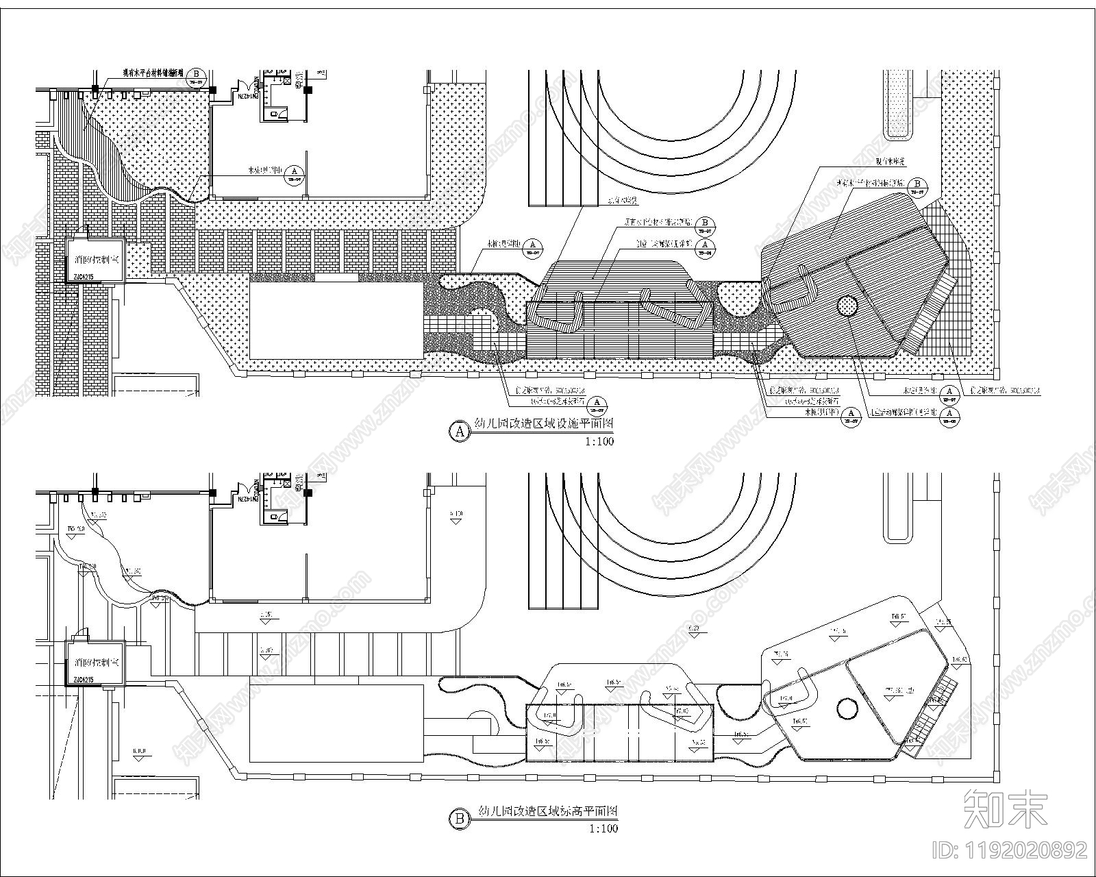 幼儿园景观施工图下载【ID:1192020892】