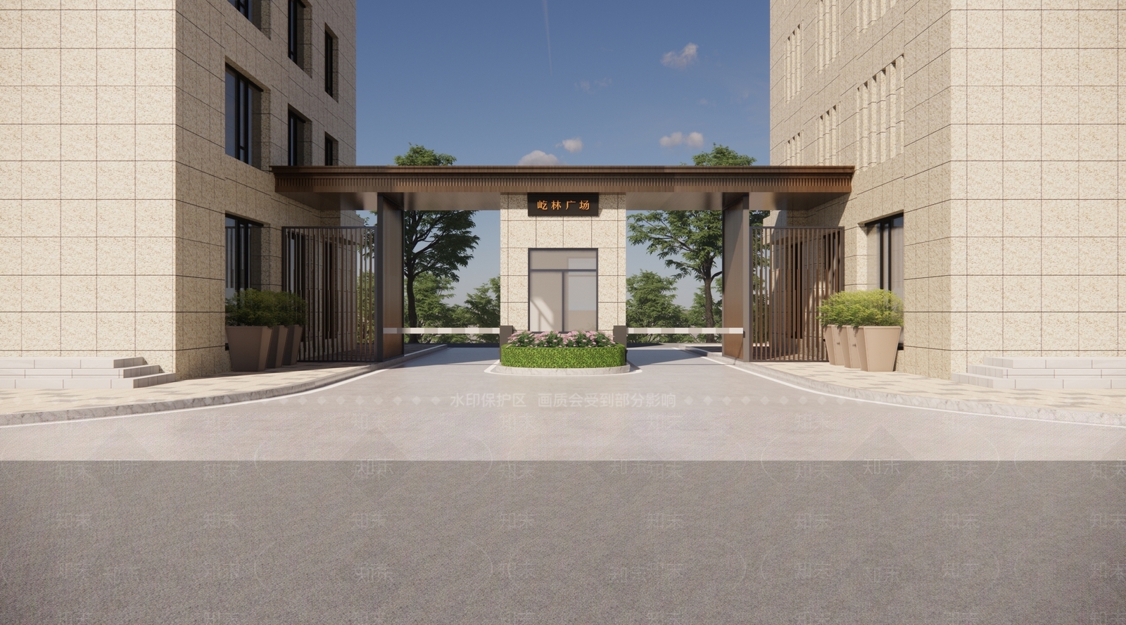 现代小公建SU模型下载【ID:1192021864】
