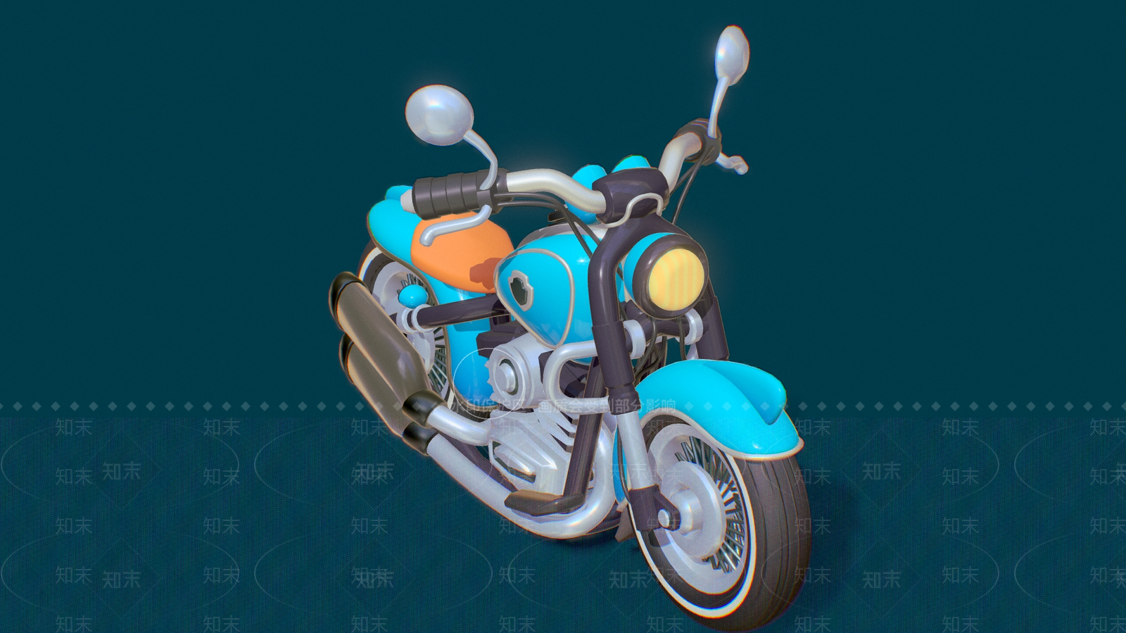 摩托车3D模型下载【ID:1192022303】