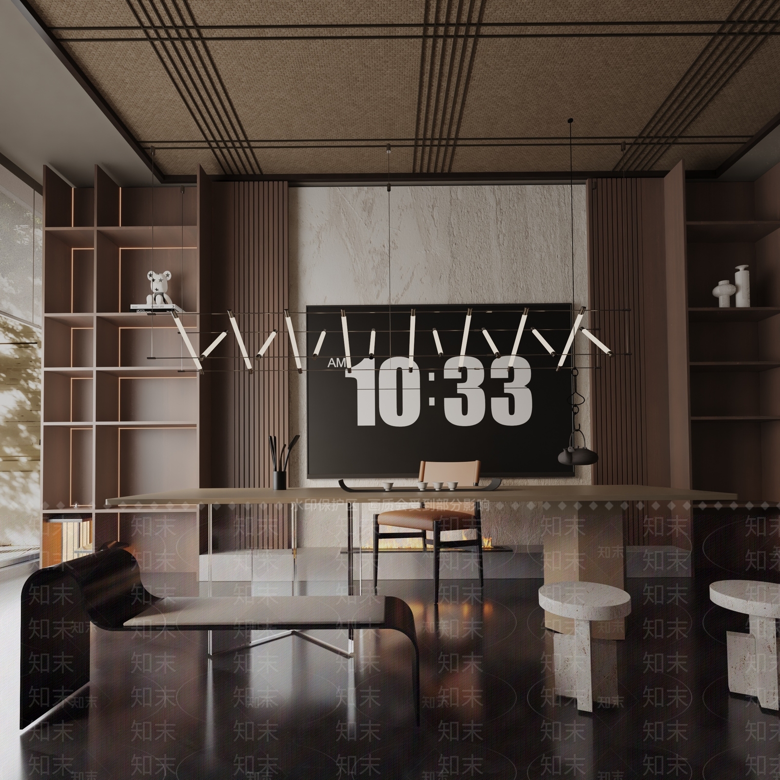 现代餐桌3D模型下载【ID:1192023809】