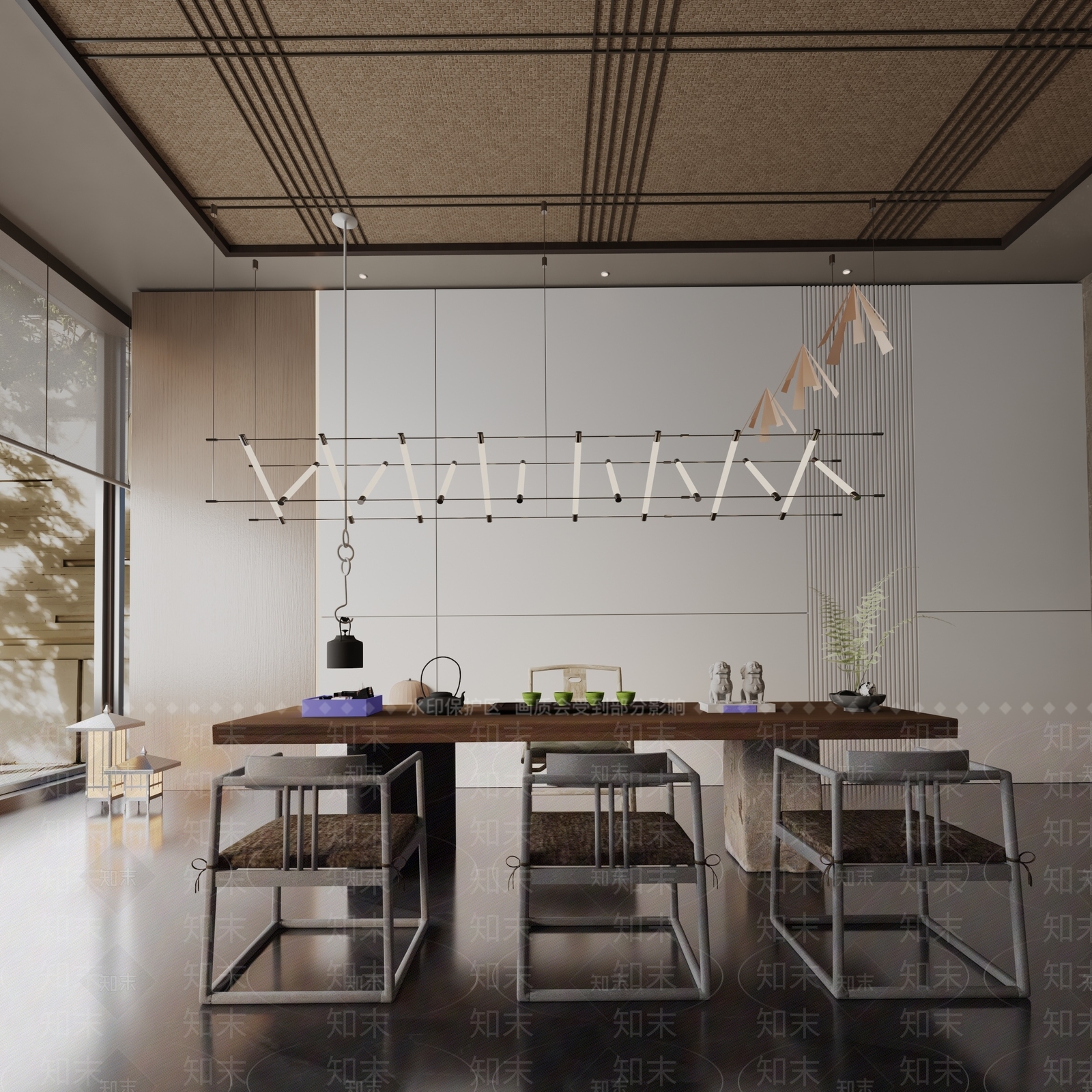 现代餐桌3D模型下载【ID:1192026359】
